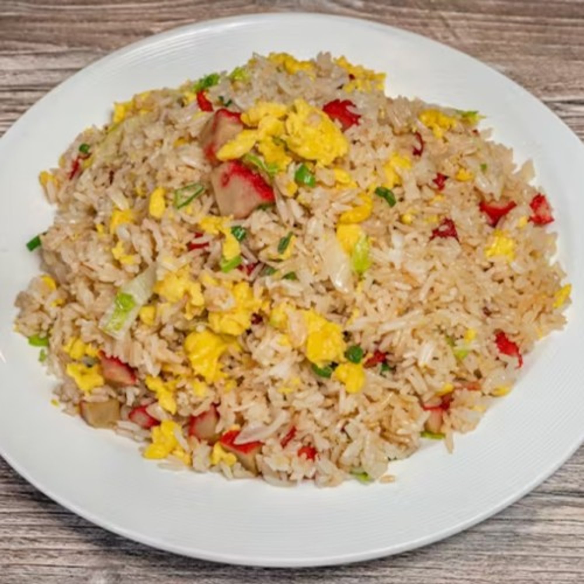 Vegan BBQ "Pork" Fried Rice