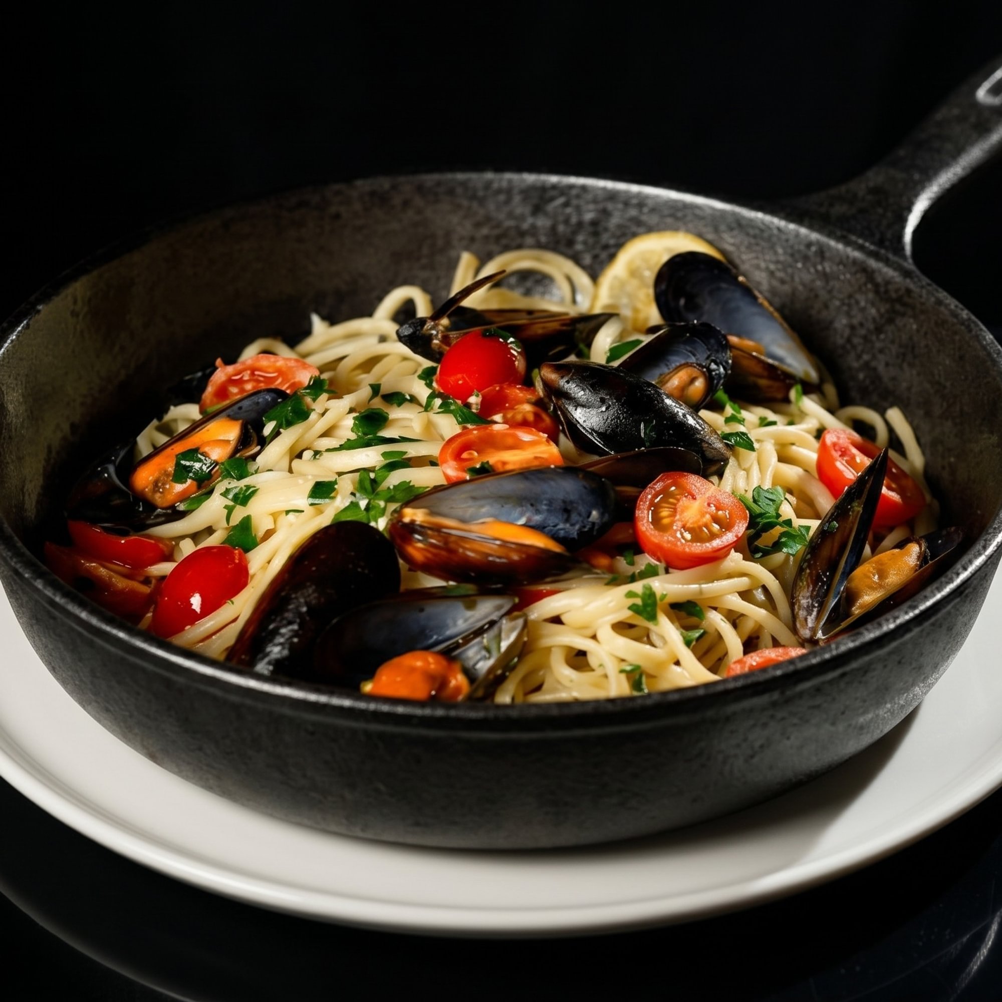 Mussels & Linguini