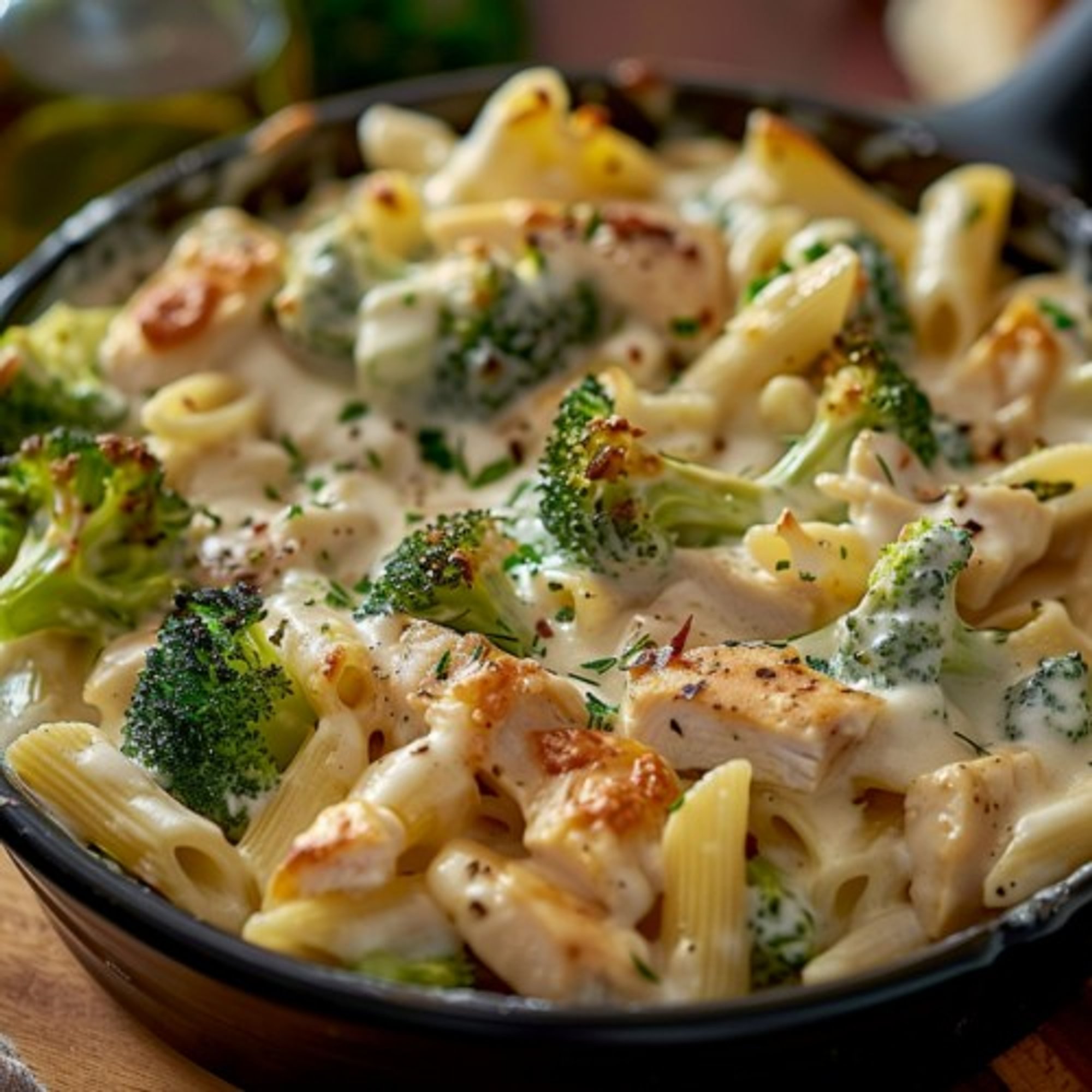Chicken Ziti Broccoli Alfredo
