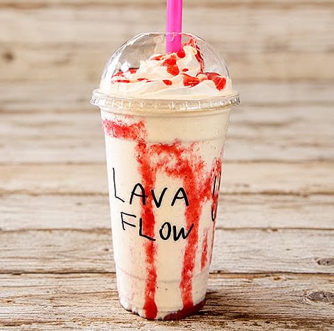 Lava Flow Milkshake
