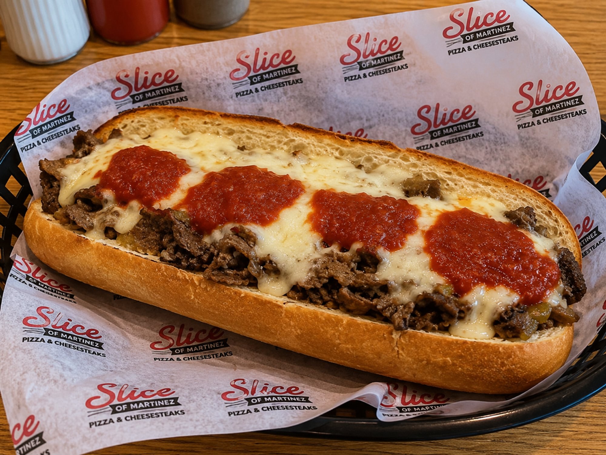 Pizza Steak Sandwich