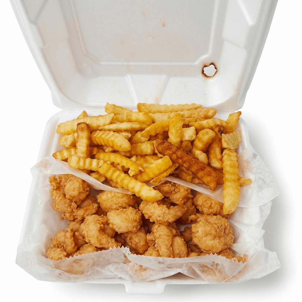 Fried Popcorn Shrimp