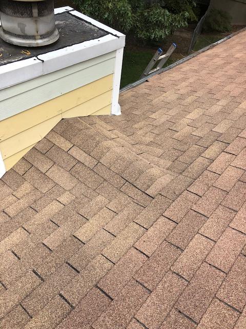 Chimney Cap Roof Repair after