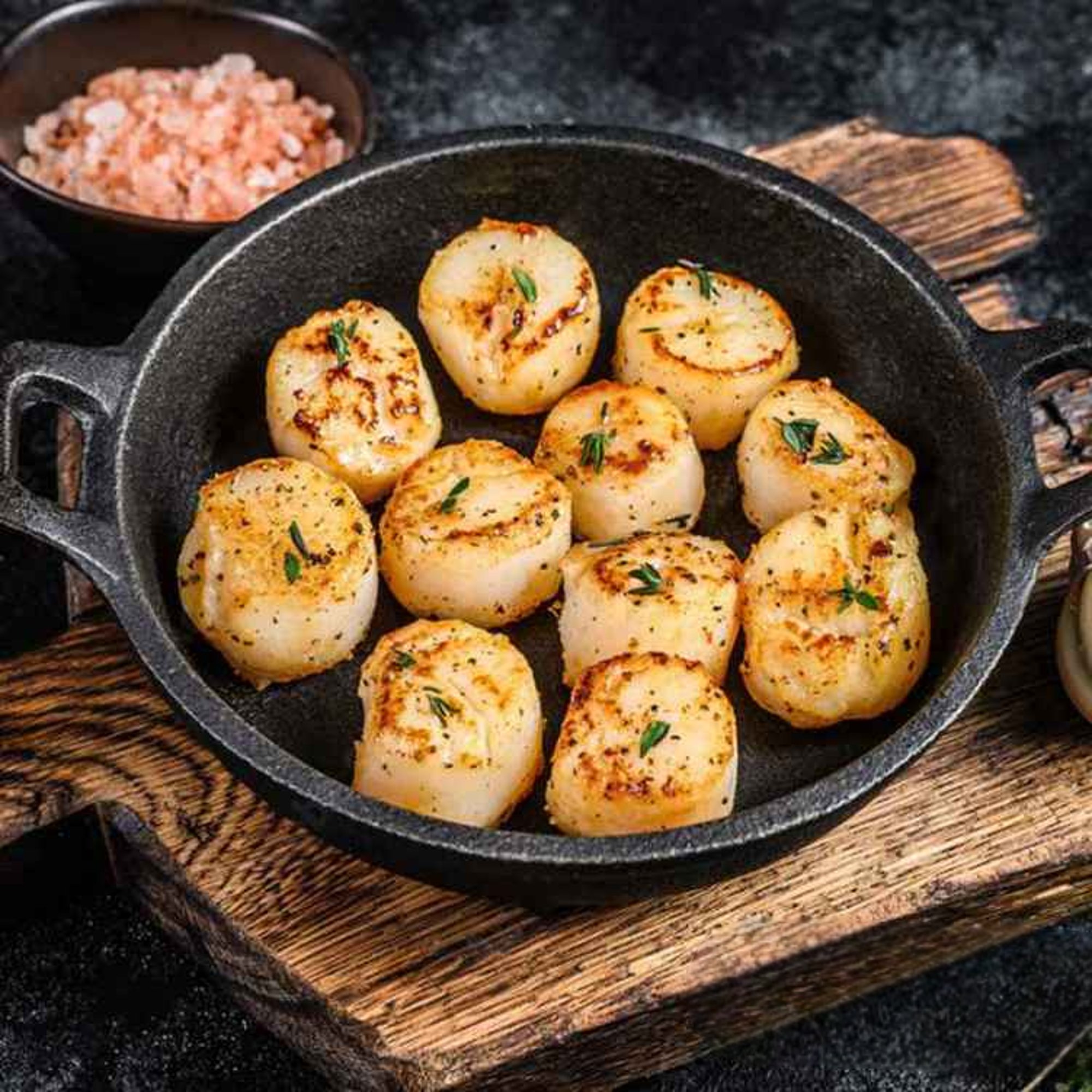 HT5. 鐵板黑椒帶子/Sizzling Scallops in Black Peppercorn Sauce