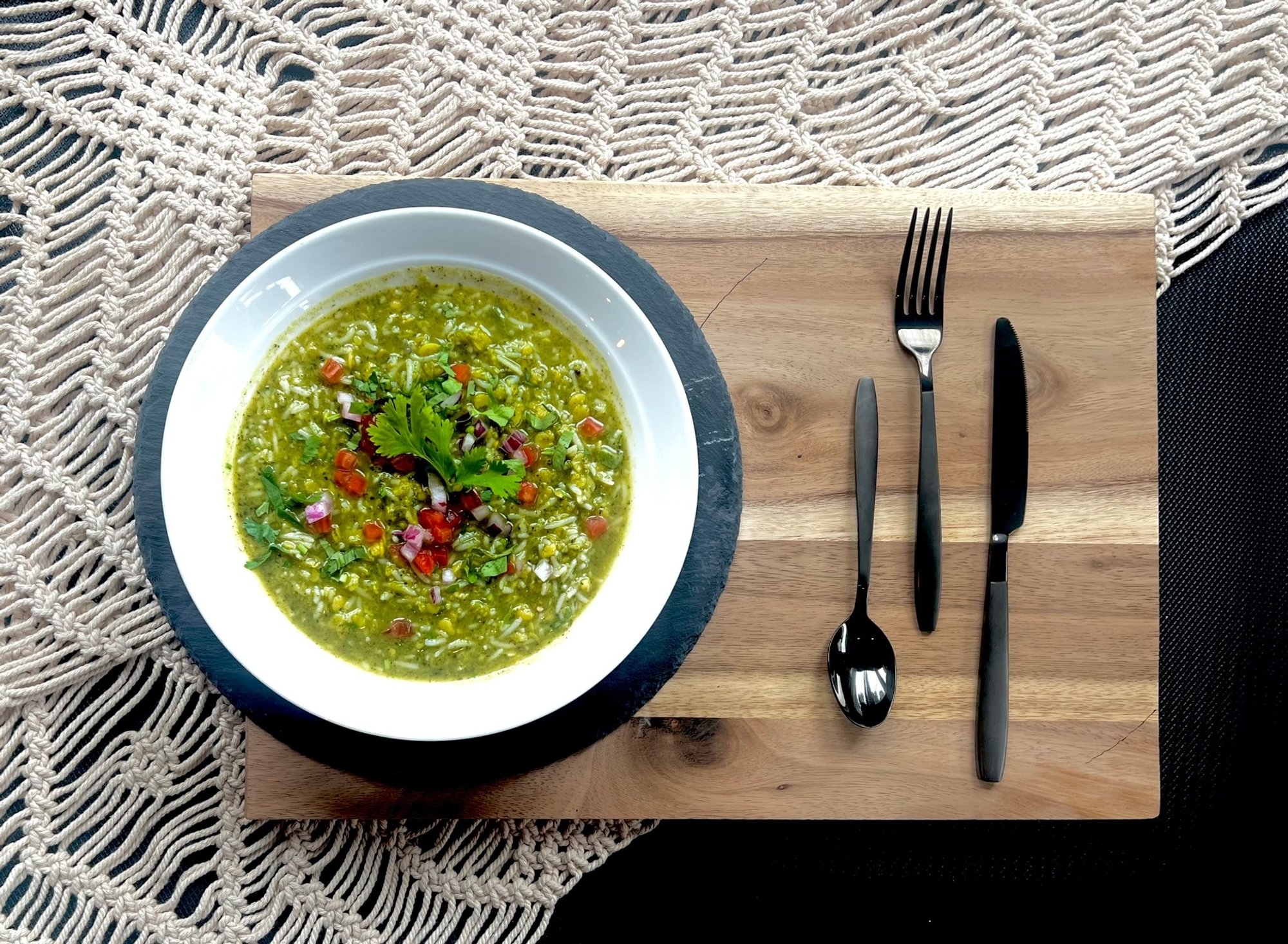 Palak Dal Khichdi