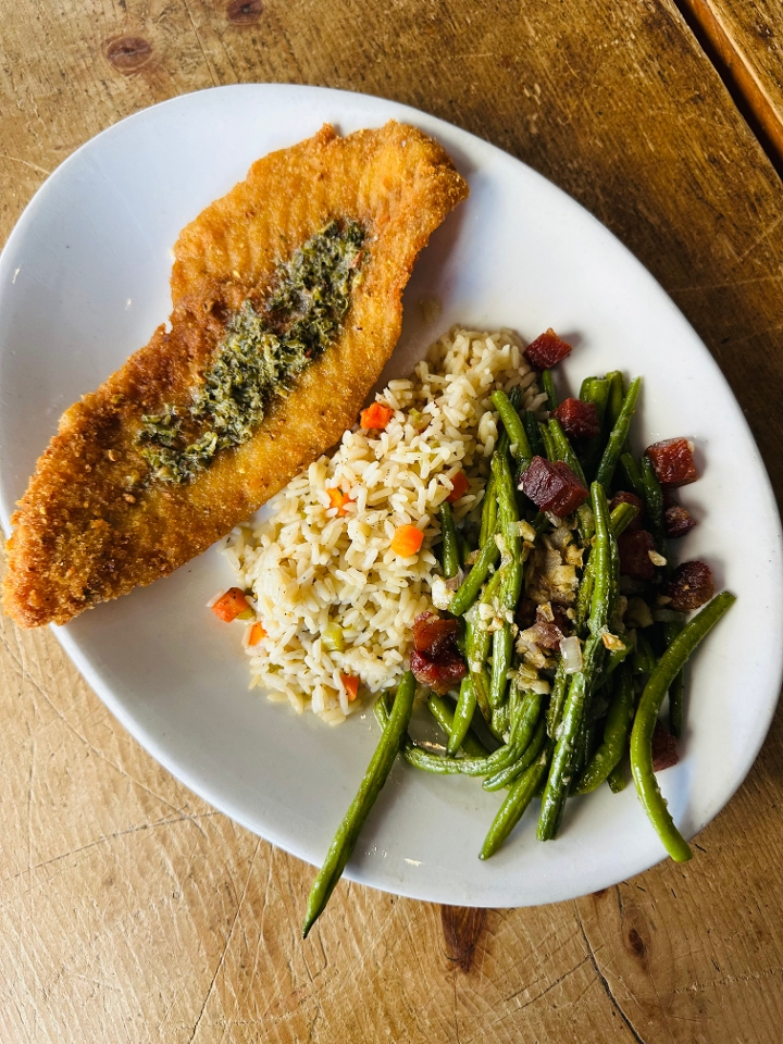 Pistachio Crusted Snapper