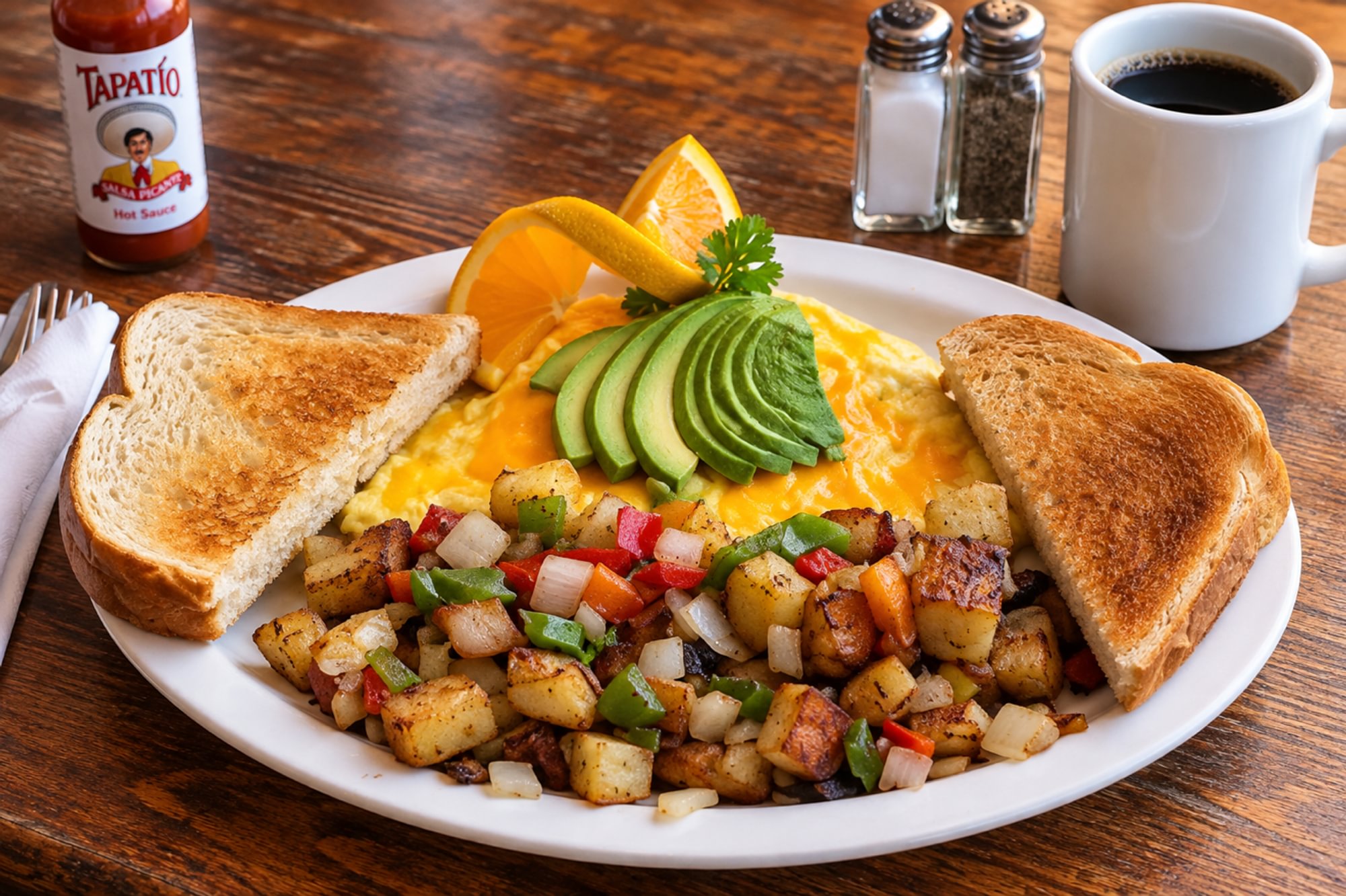 Chicken Fajita Omelette