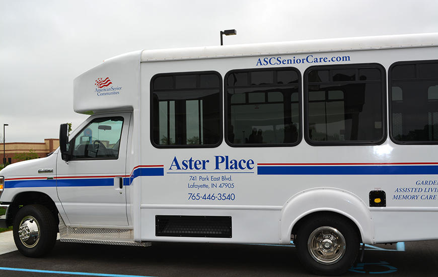 Aster Place bus.