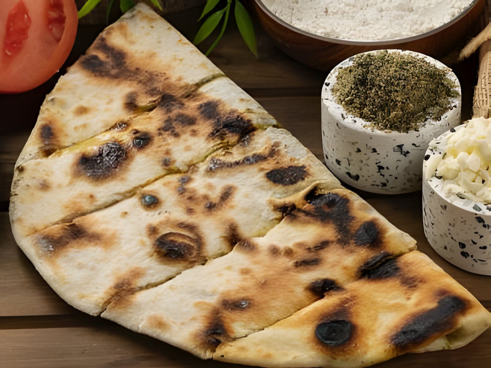 Labneh with Green Olives - Saj