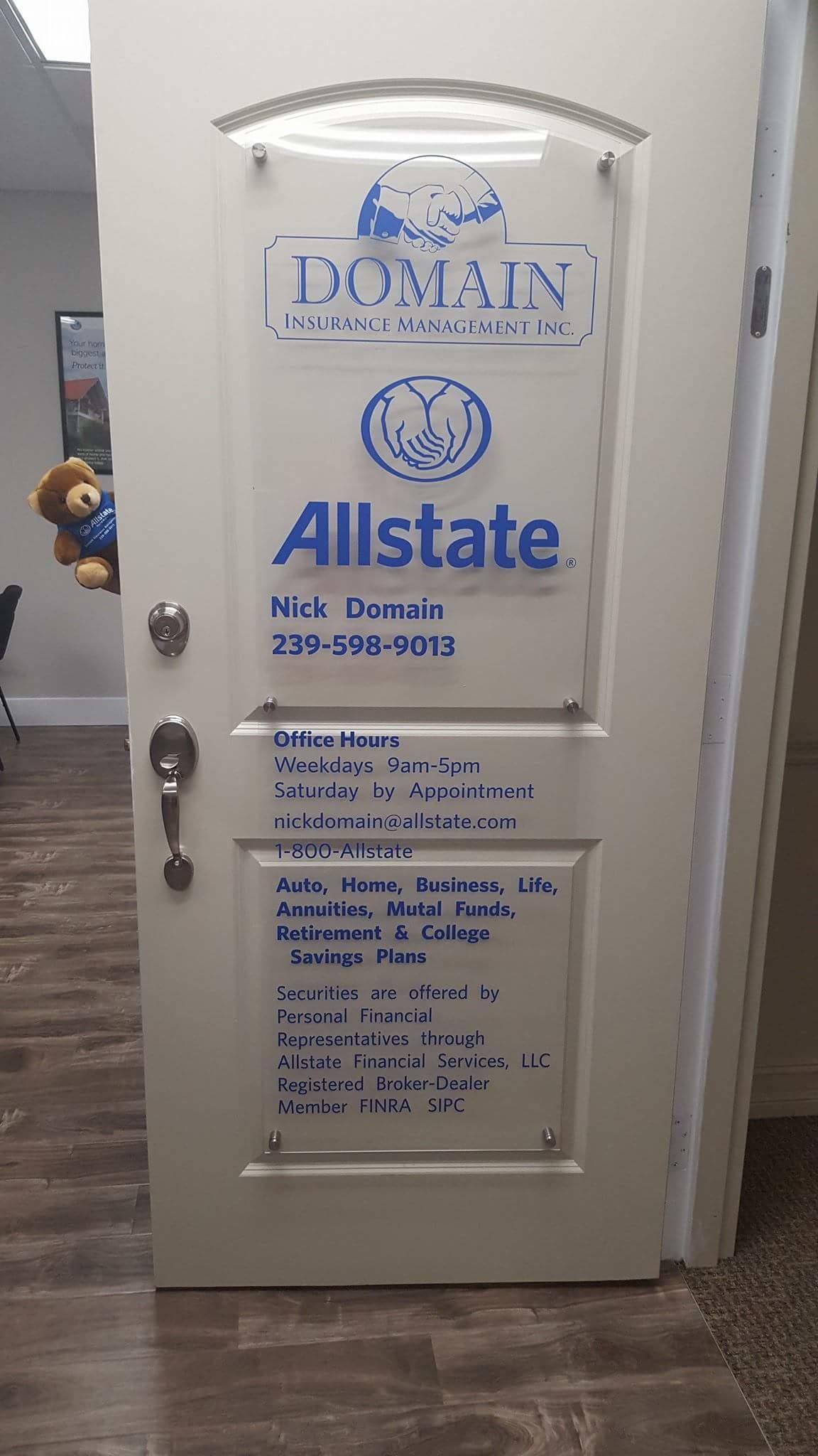 Nick Domain: Allstate Insurance Photo