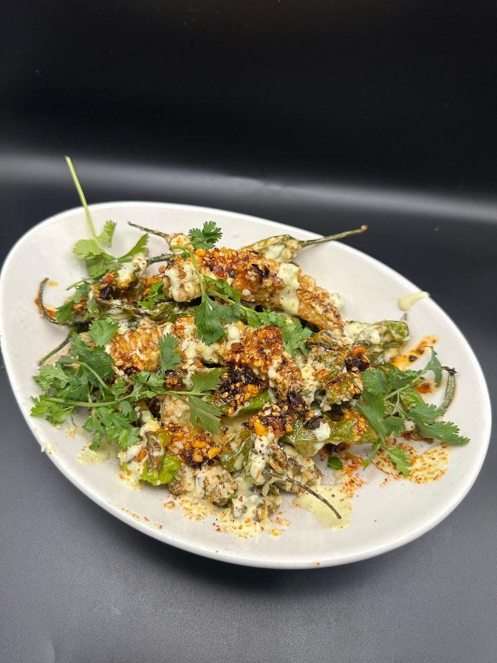 Street Corn Shishito Peppers