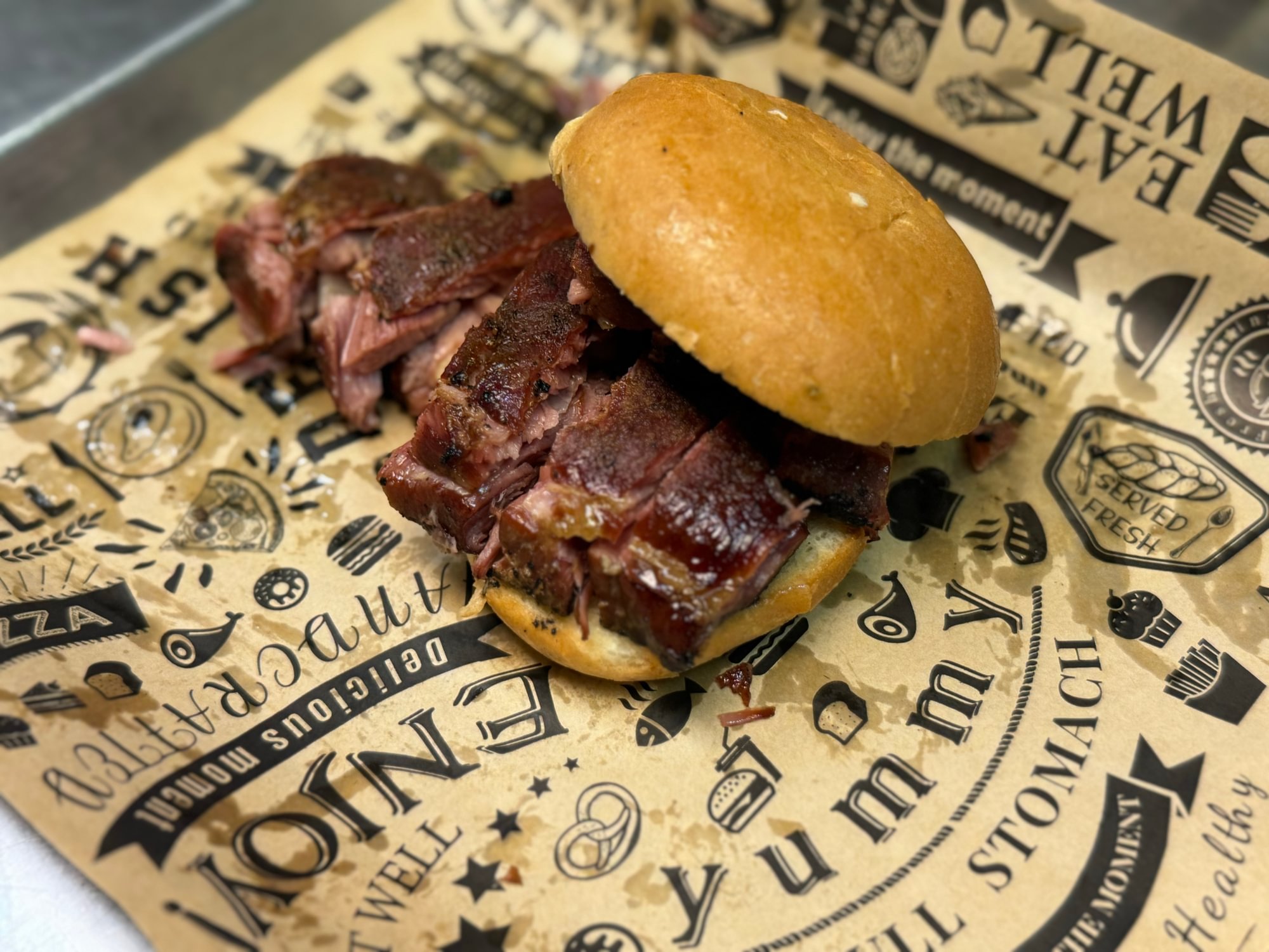 Rib Tips Sandwich