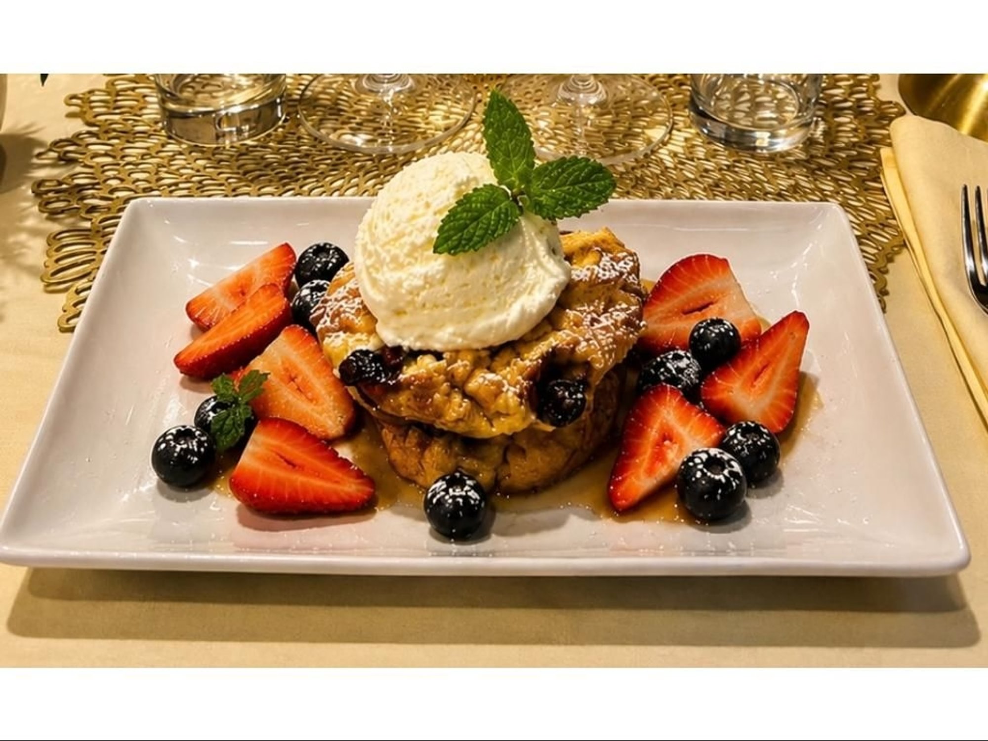 Cuban Bread Pudding With Guava Caramel