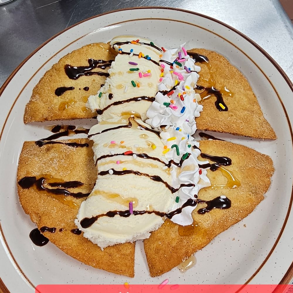 Sopapilla and Ice Cream