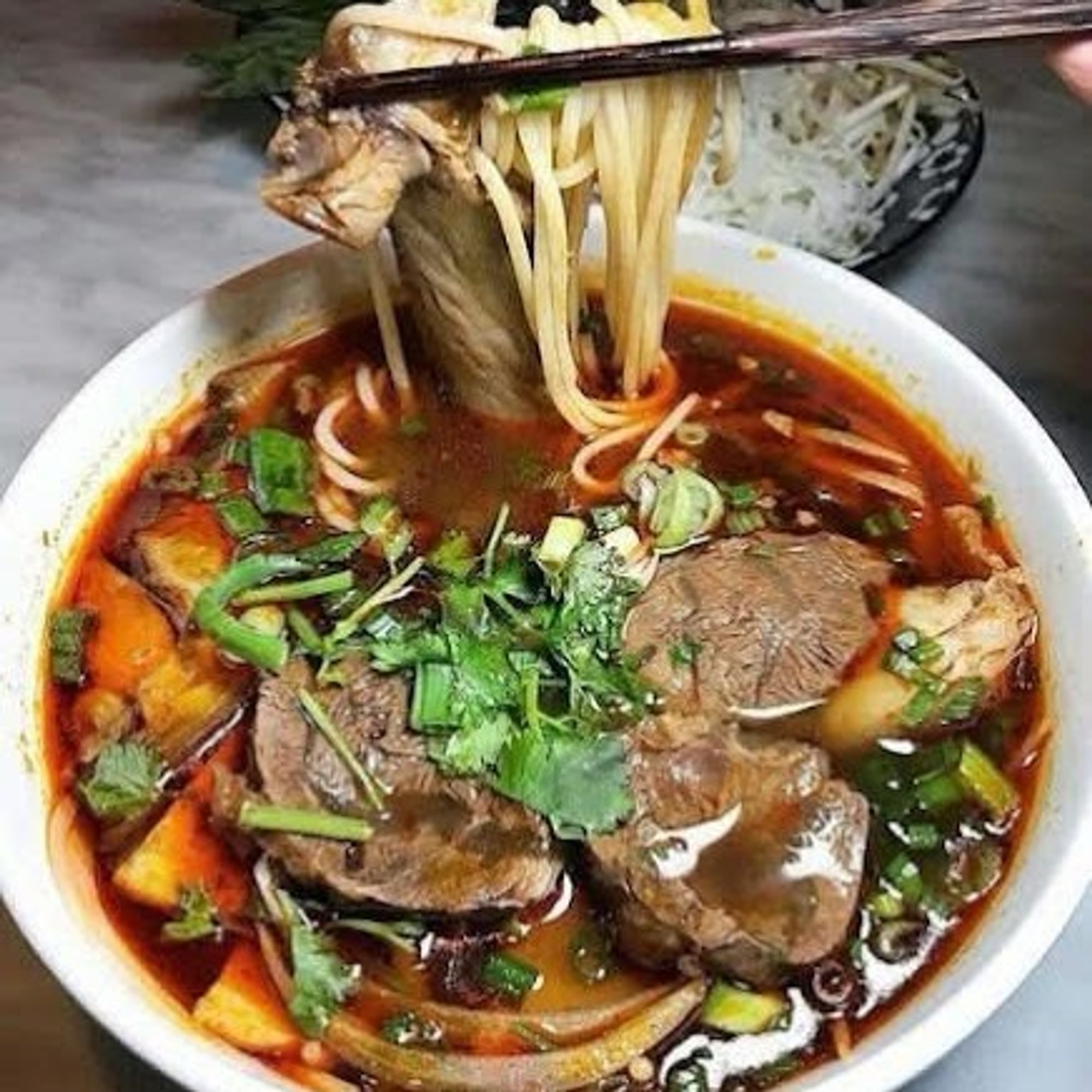 Bun Bo Hue Noodle Soup