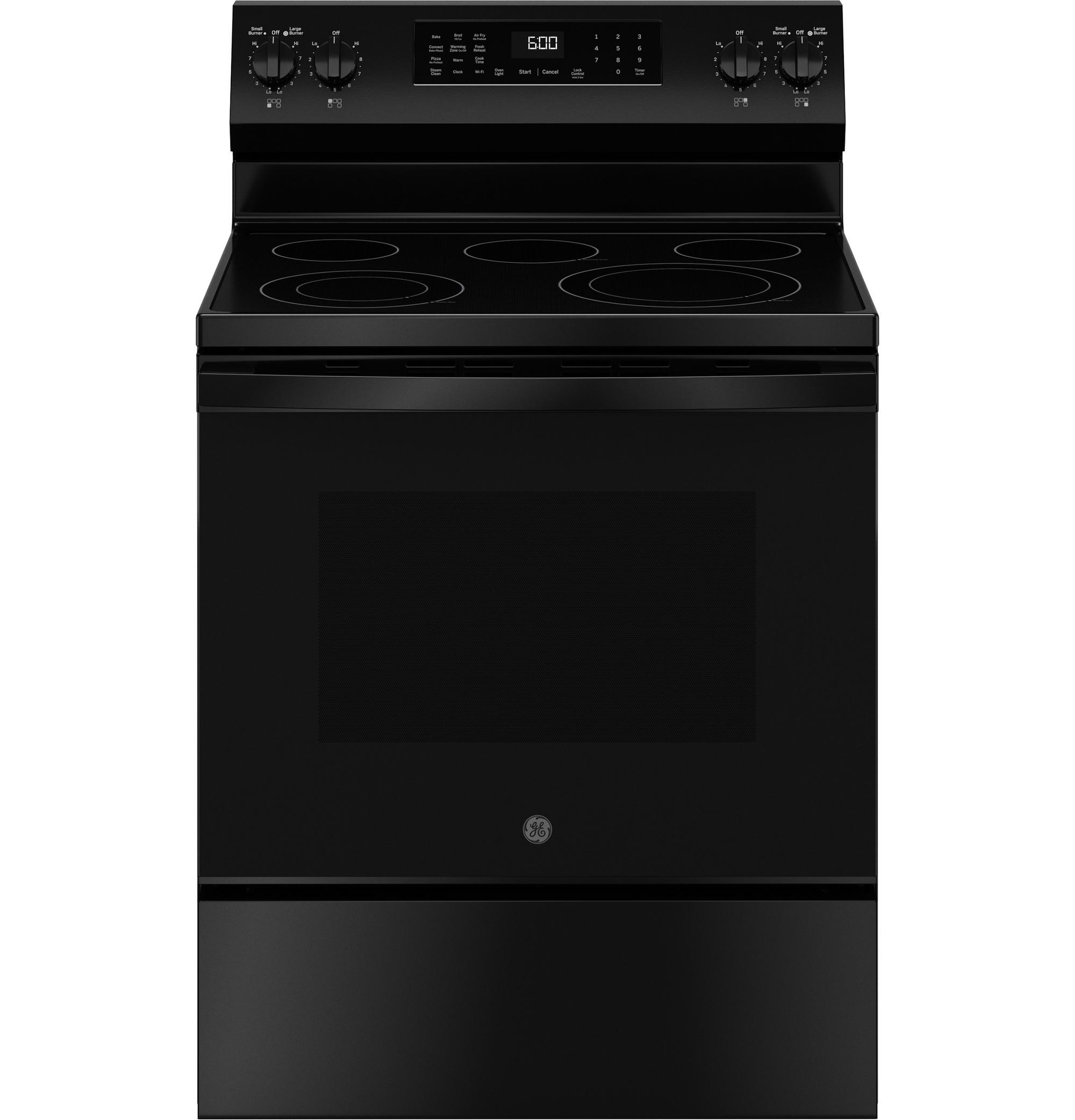 5.3 cu. ft. 5 Element Smart Electric Convection Range w/ No-Preheat Airfry and EasyWash Oven Tray