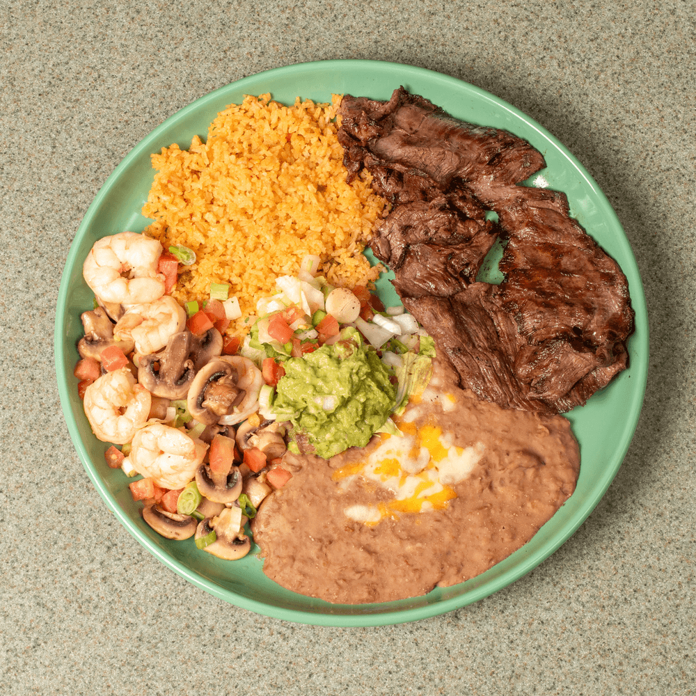 Carne Asada & Camarones