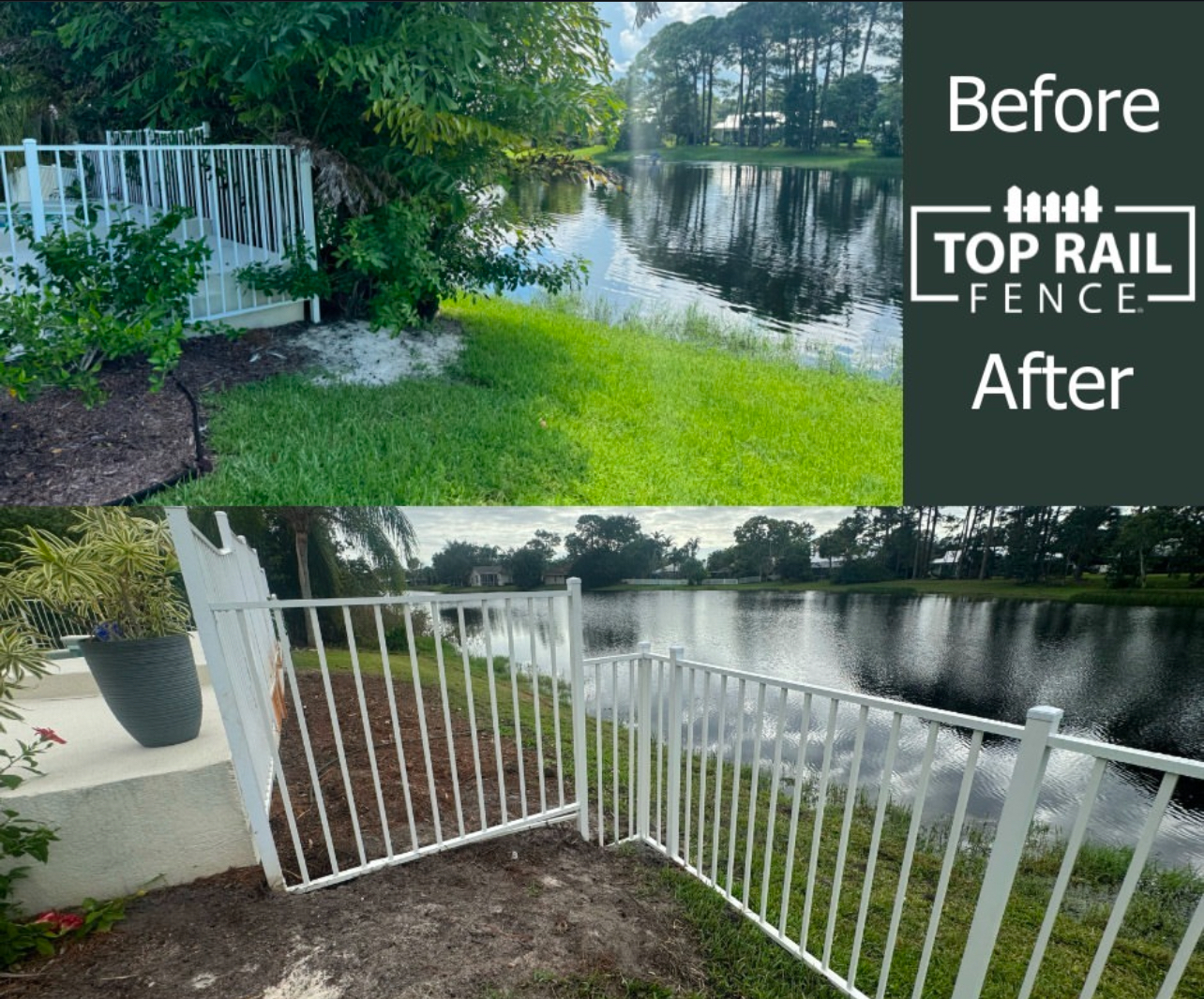 Top Rail Fence Pompano Beach Image