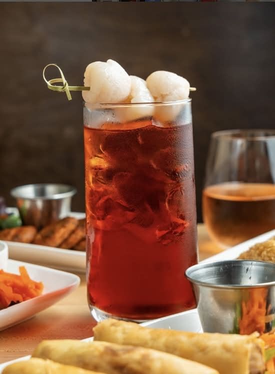 Lychee thai tea