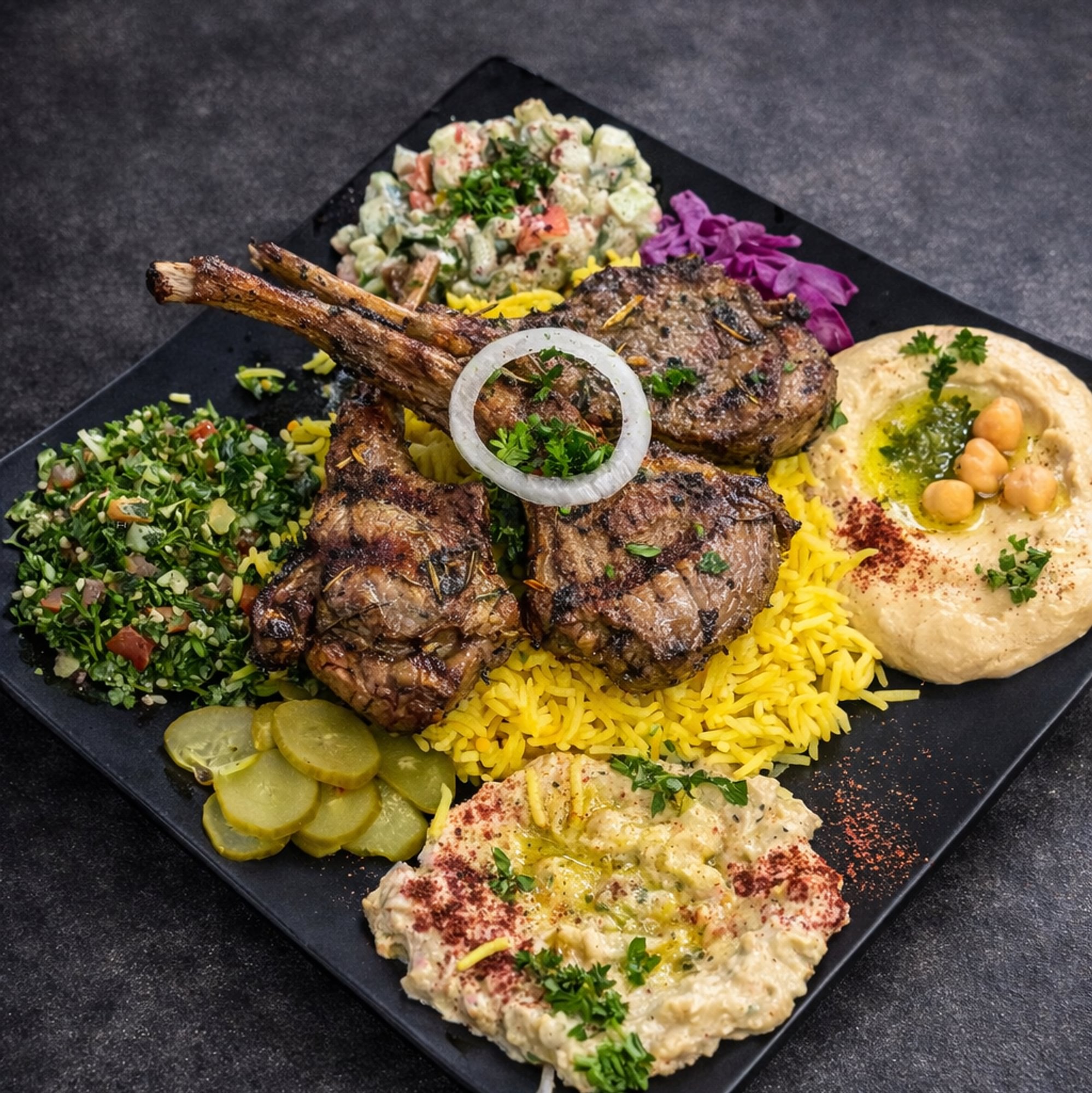 Lamb Chops Platter