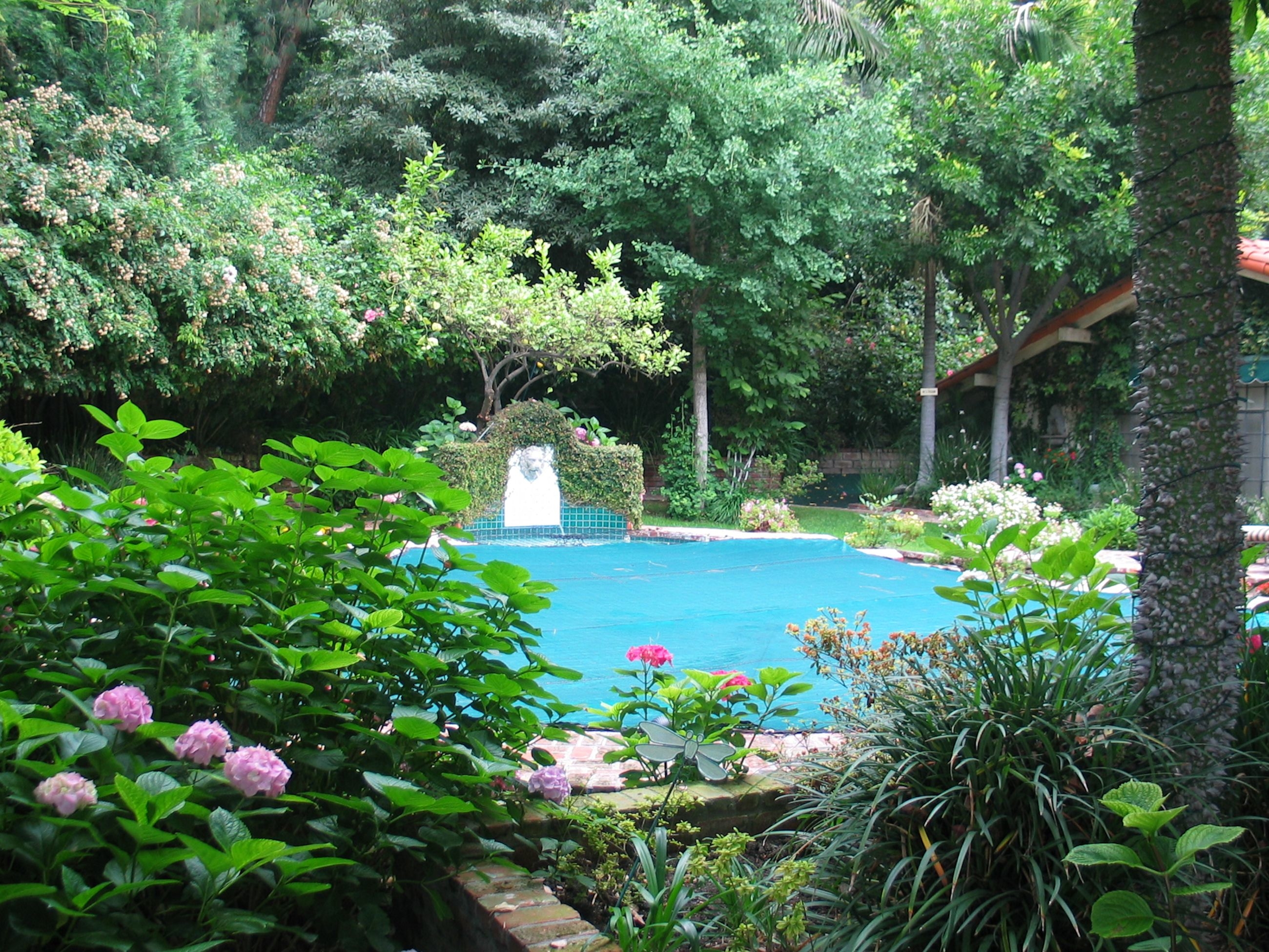 Instead of fishing for fallen leaves from the pool, Katchaleaf mesh pool cover makes it easy by catching the fallen leaves and debris.