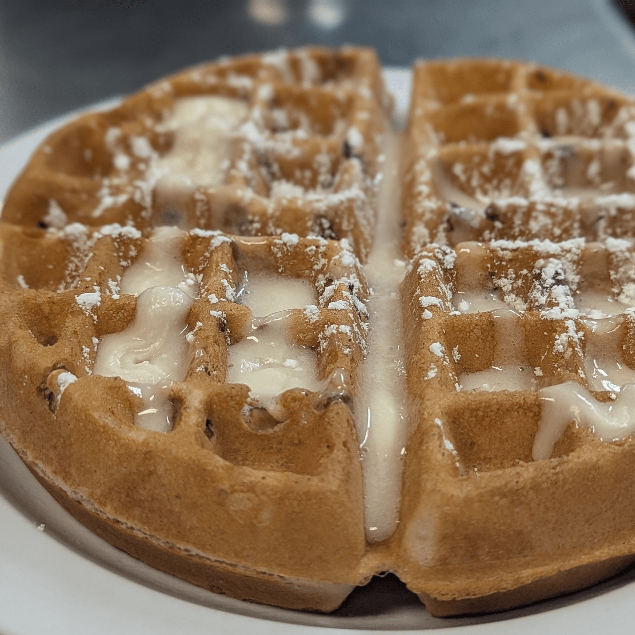 Cinnamon Roll Waffle