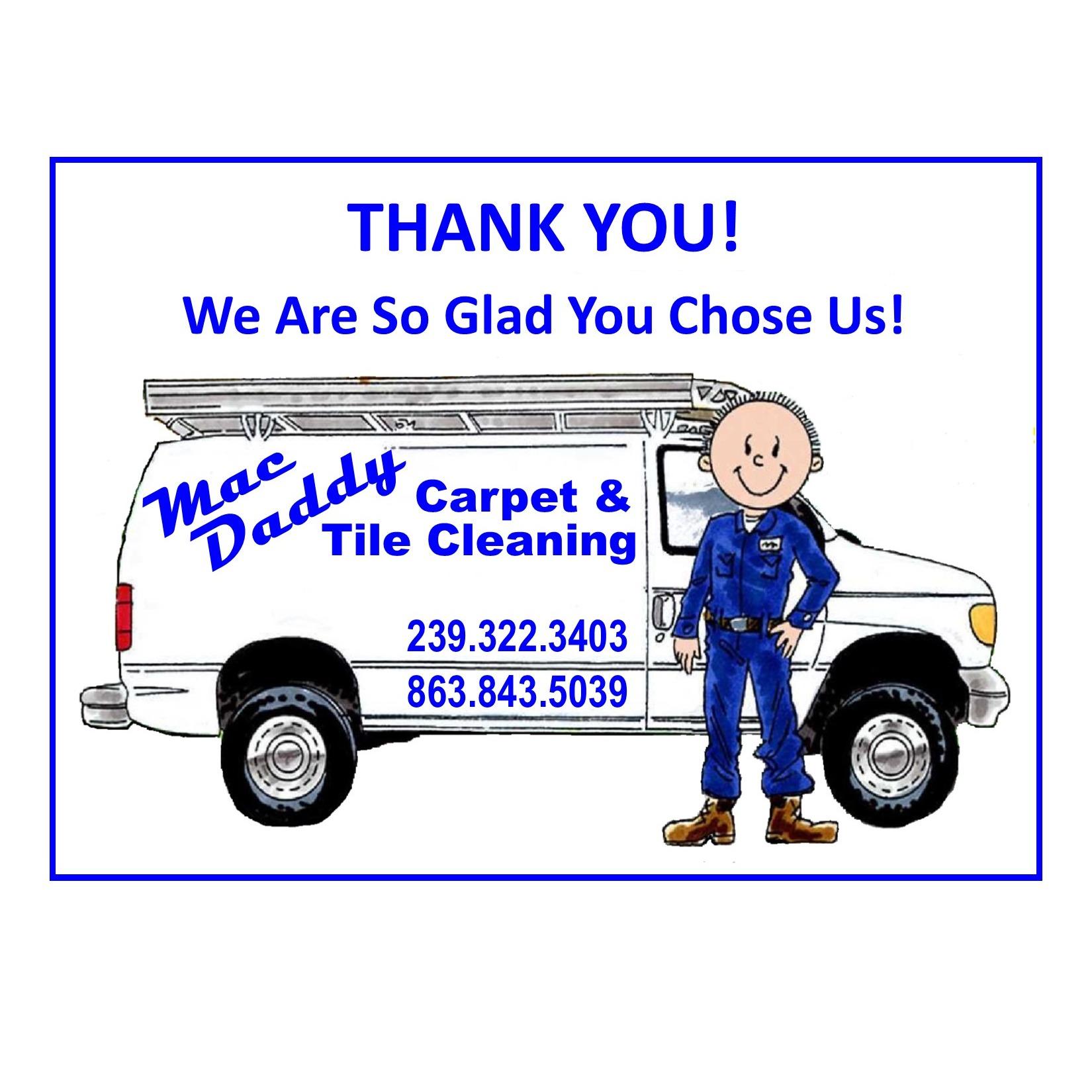 Mac Daddy Carpet and Tile Cleaning Logo