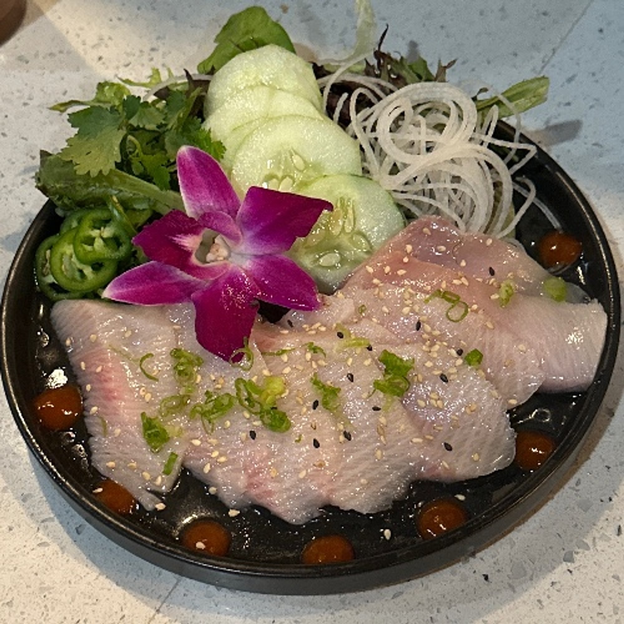 Yuzu Yellowtail Sashimi