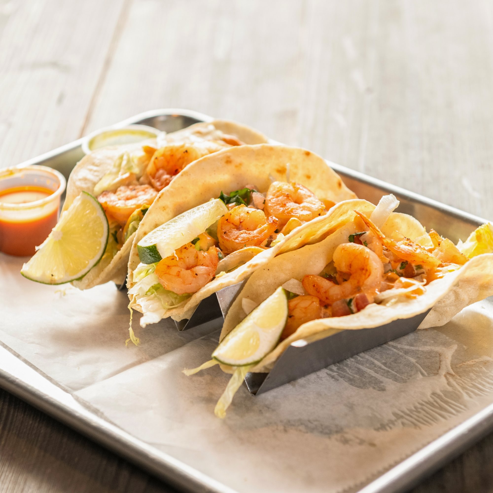 Shrimp Tacosx3