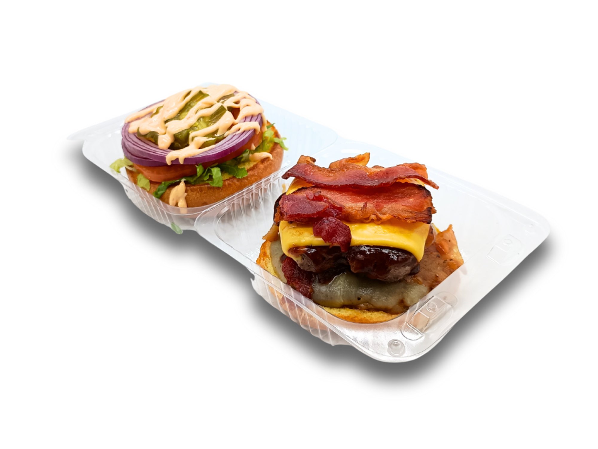 Jerk BBQ Double Bacon Cheeseburger