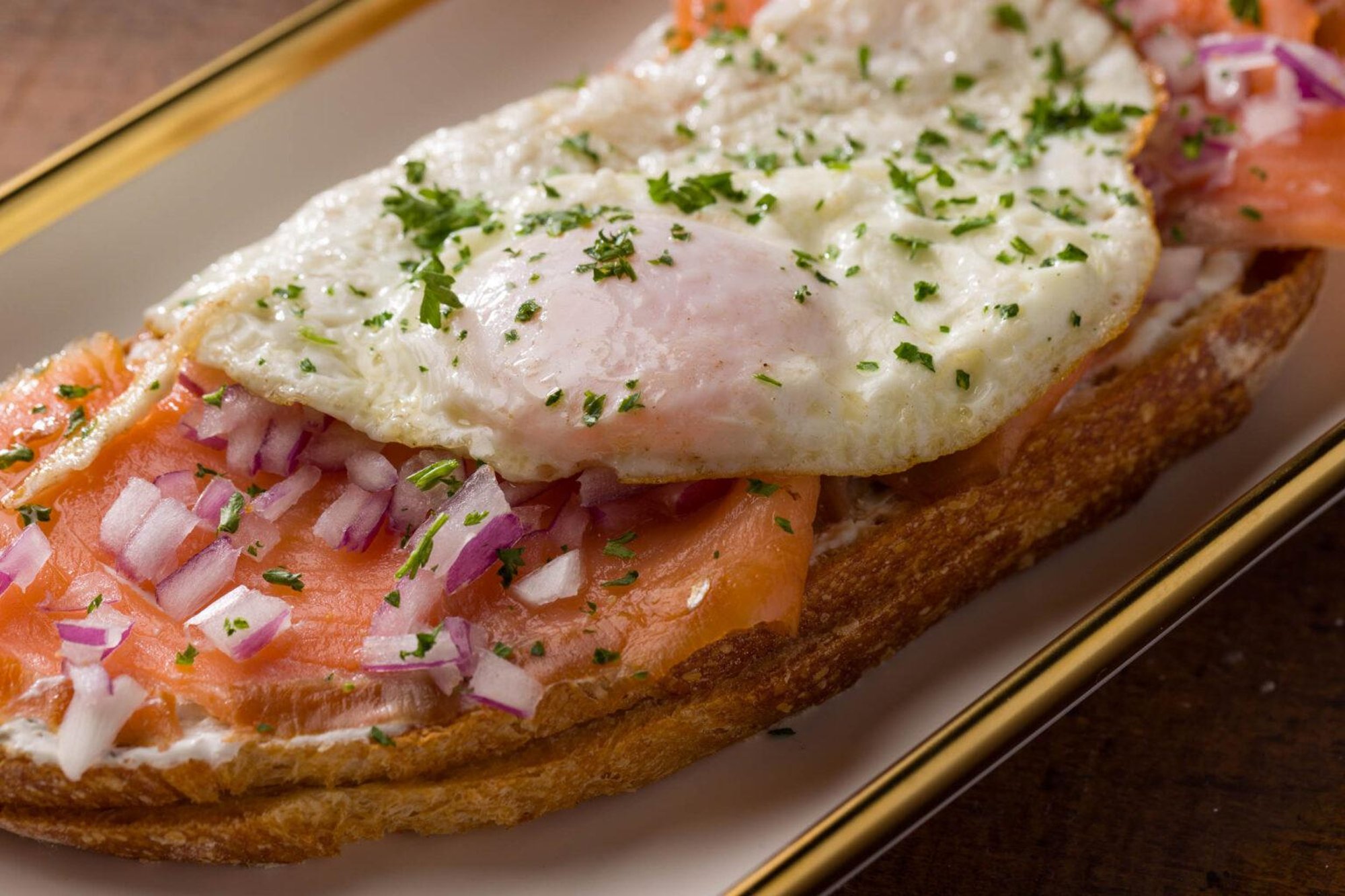 Smoked Salmon Tartine