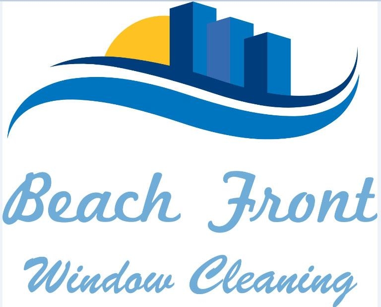 Beach Front Window Cleaning Logo