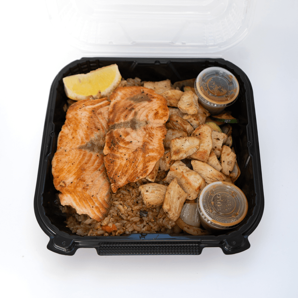 Salmon & Chicken Entrée
