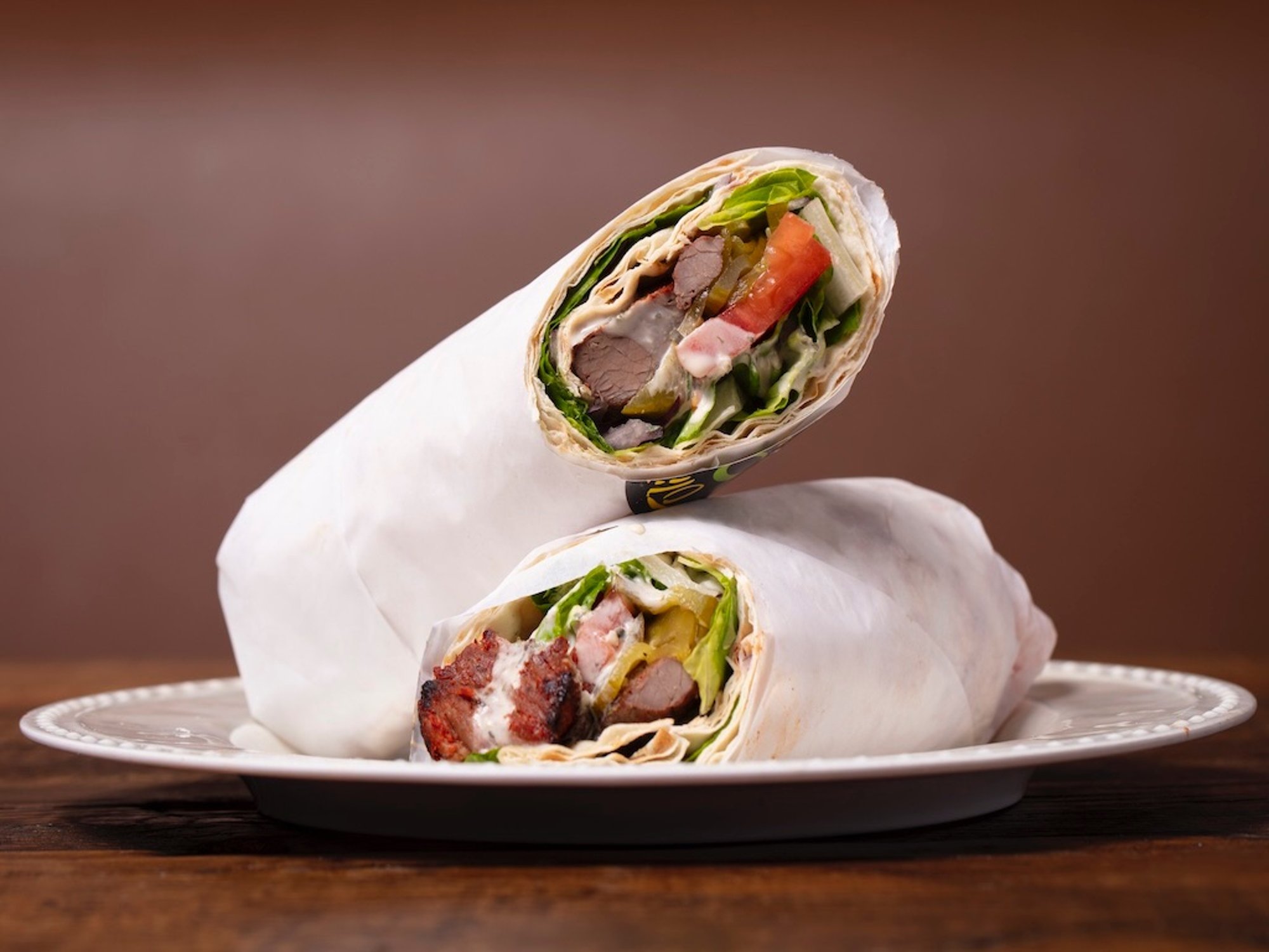 #5) Beef Kebab Wrap