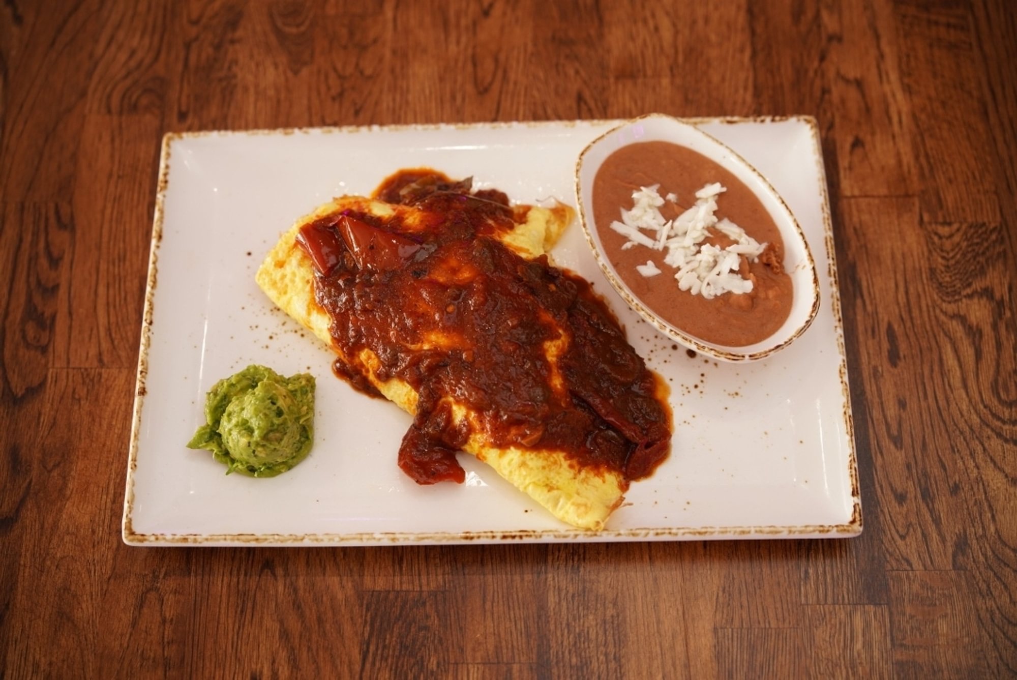 Chile relleno omelette