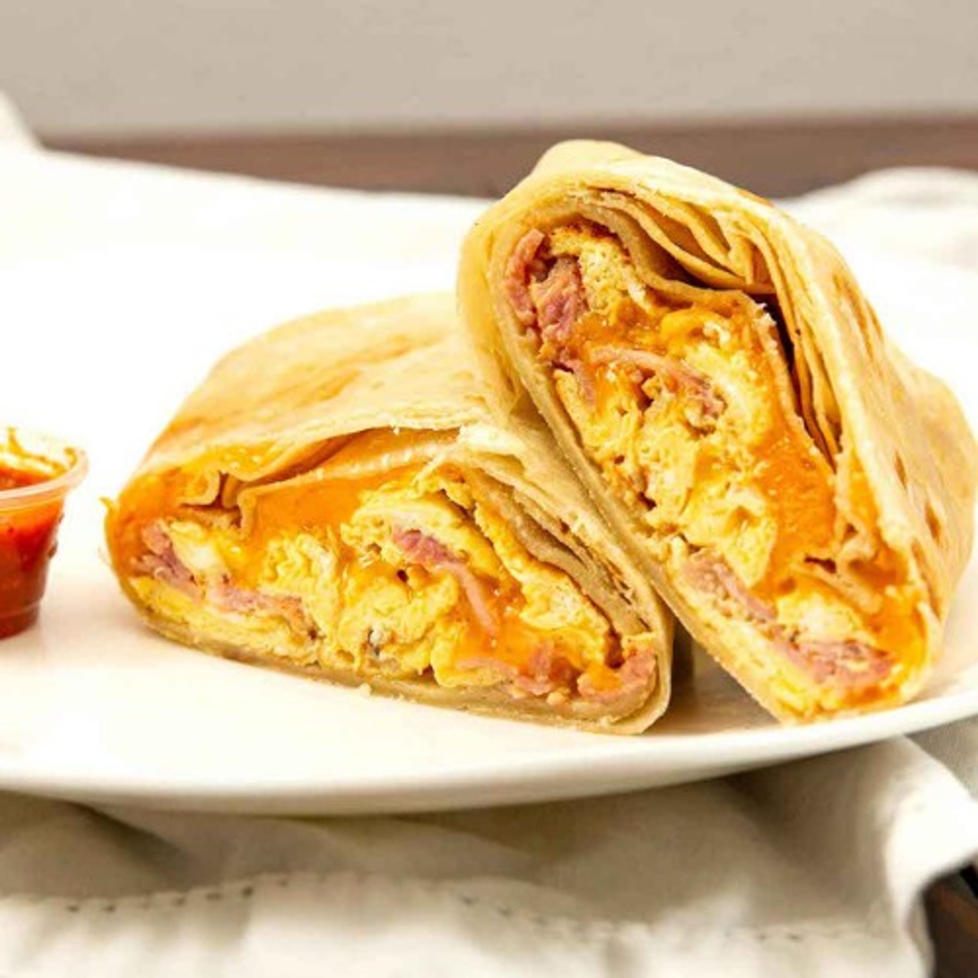 Ham Breakfast Burrito