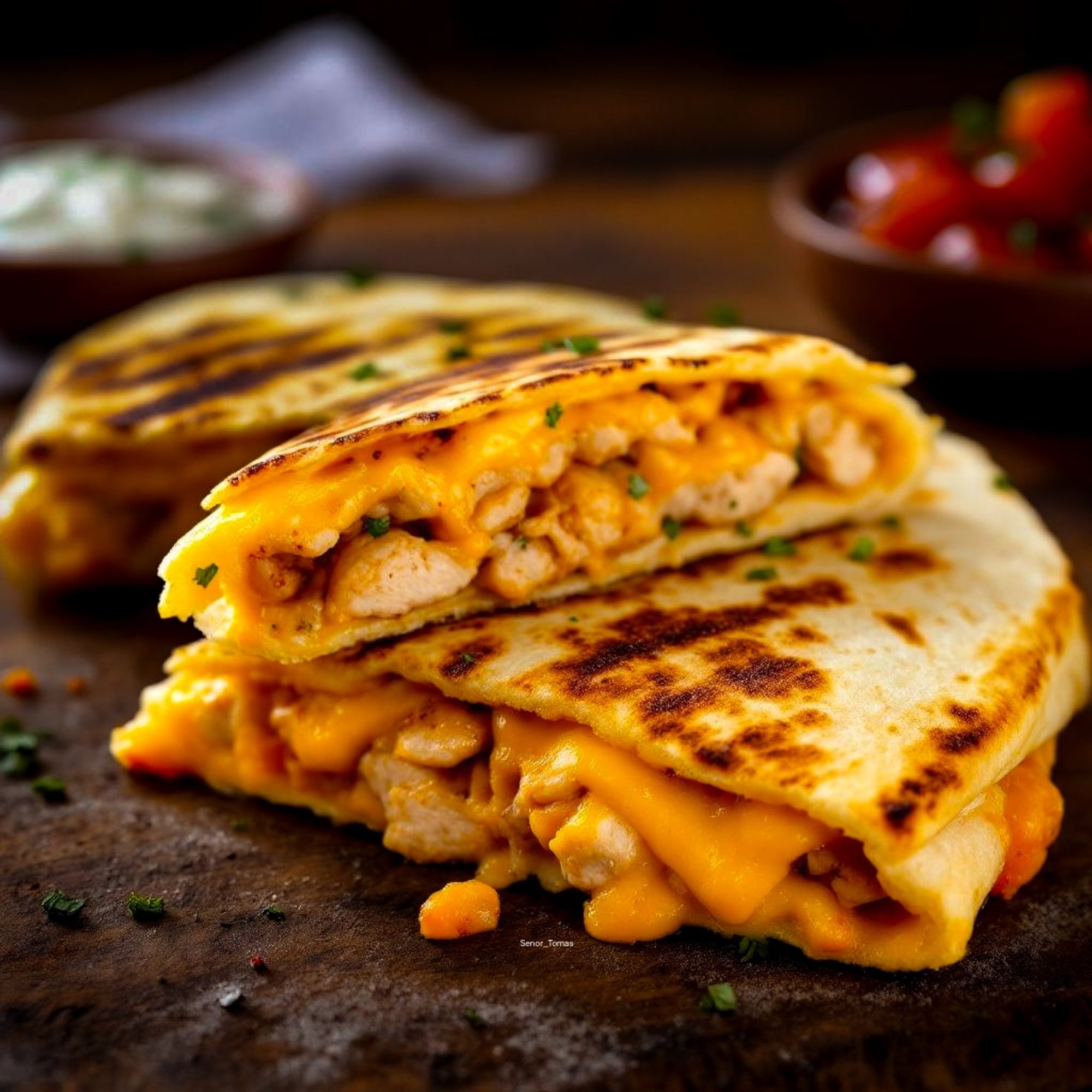Grilled Chicken Quesadilla