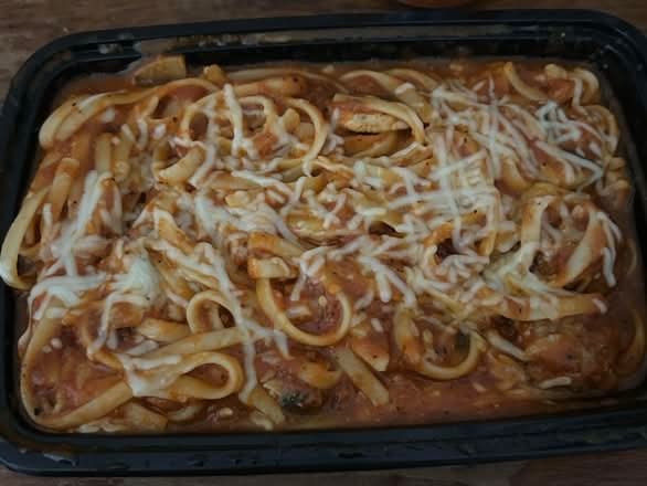 Linguine Meatballs