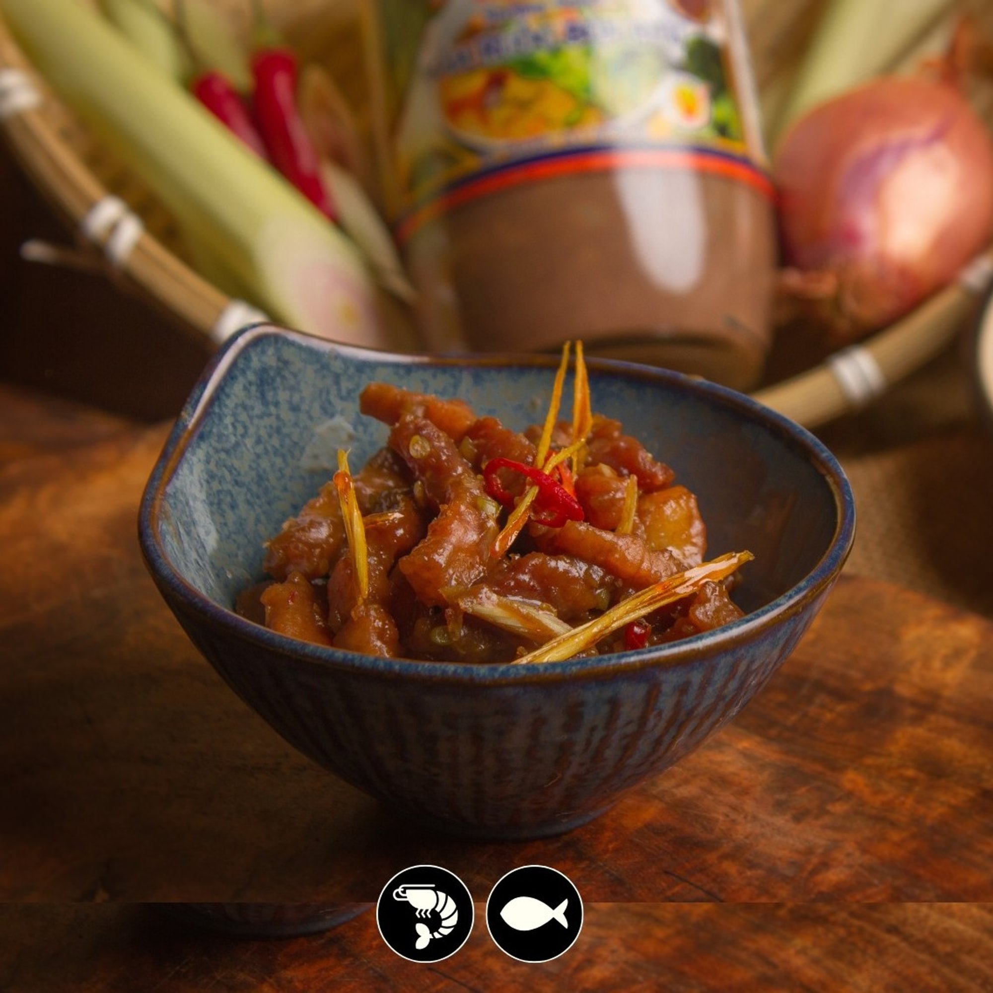 Villagers Pork Belly / Ba Rọi Ruốc Sả