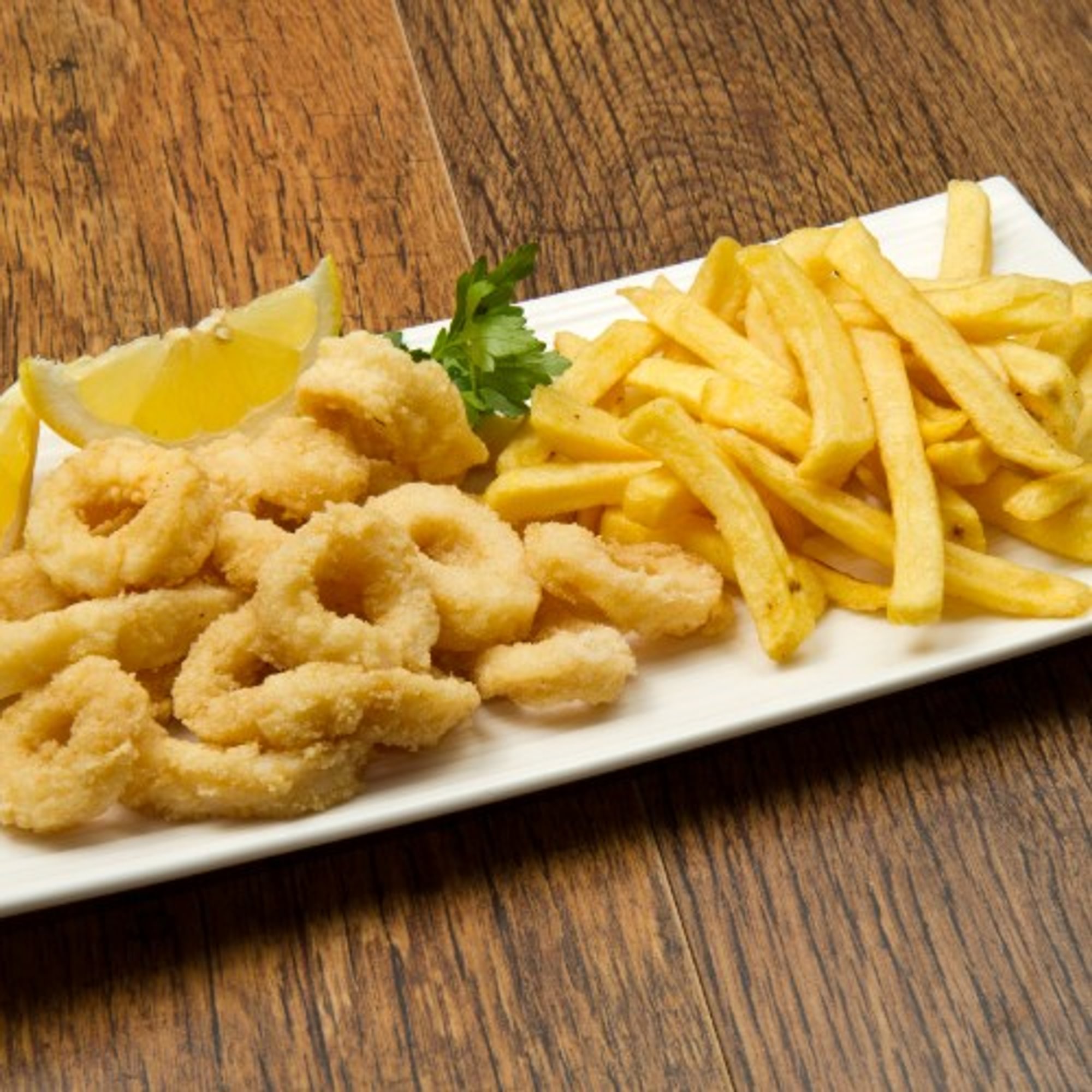Calamari Served with a Side