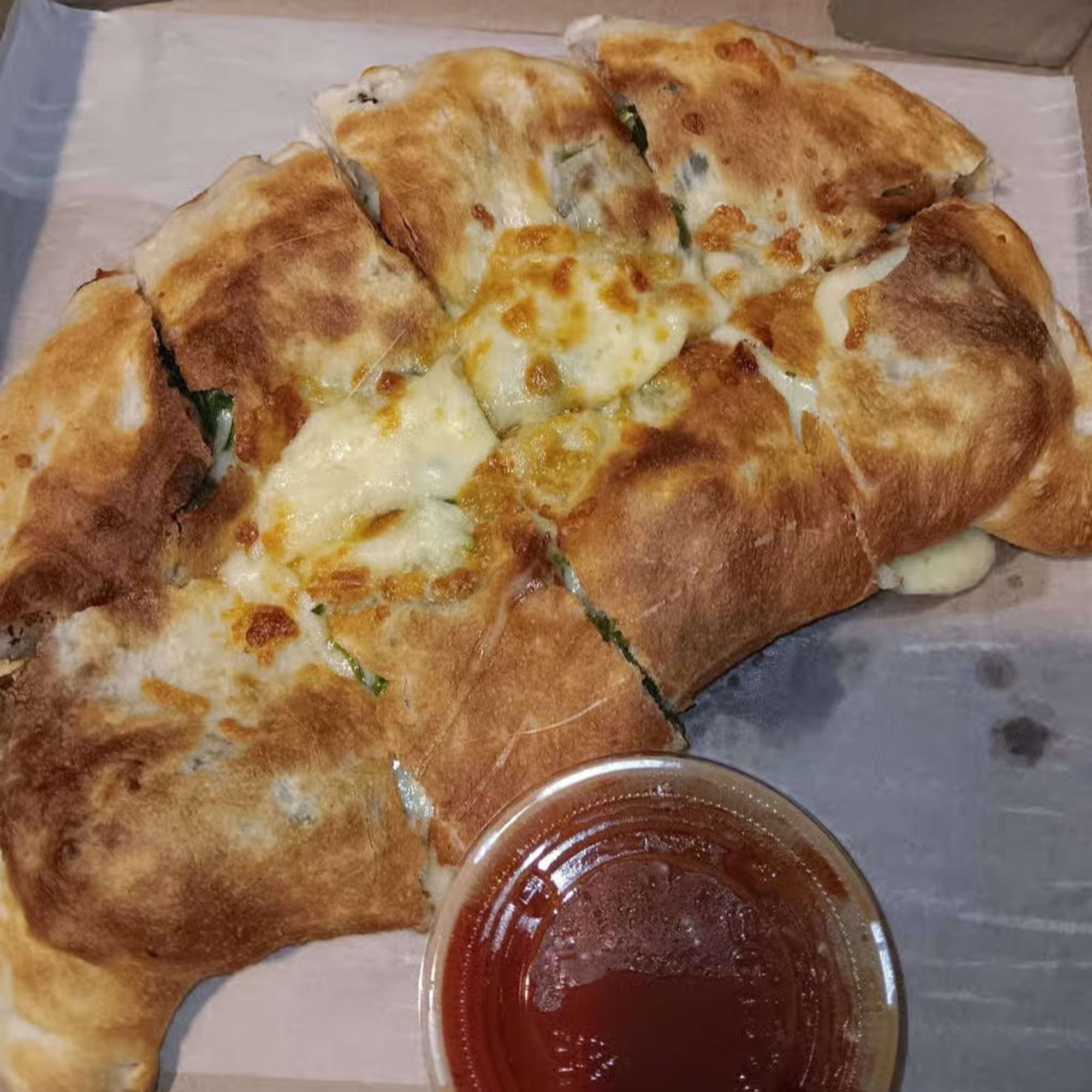 Spinach & Cheese Calzone