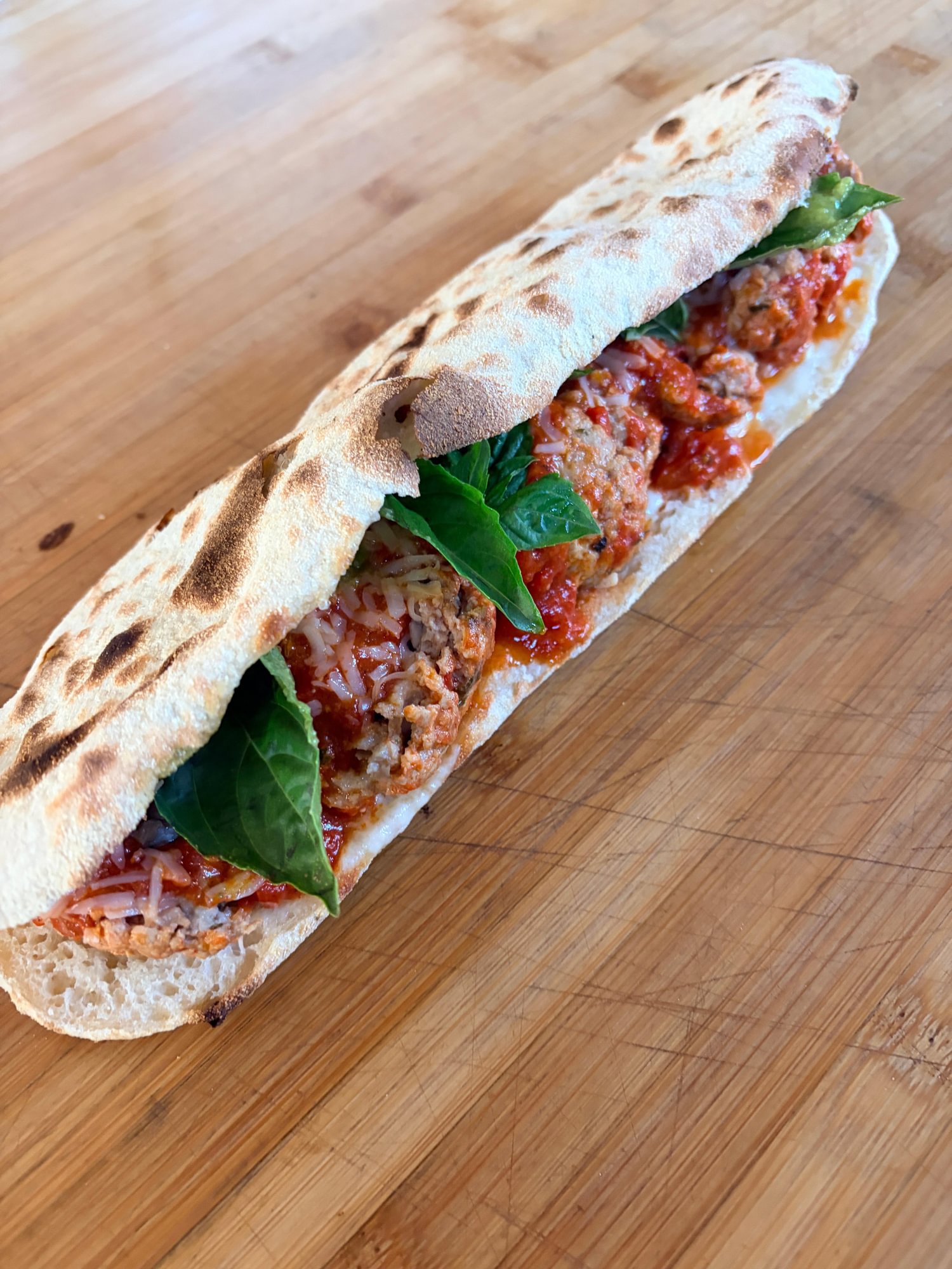 Meatball Smash Panuozzo