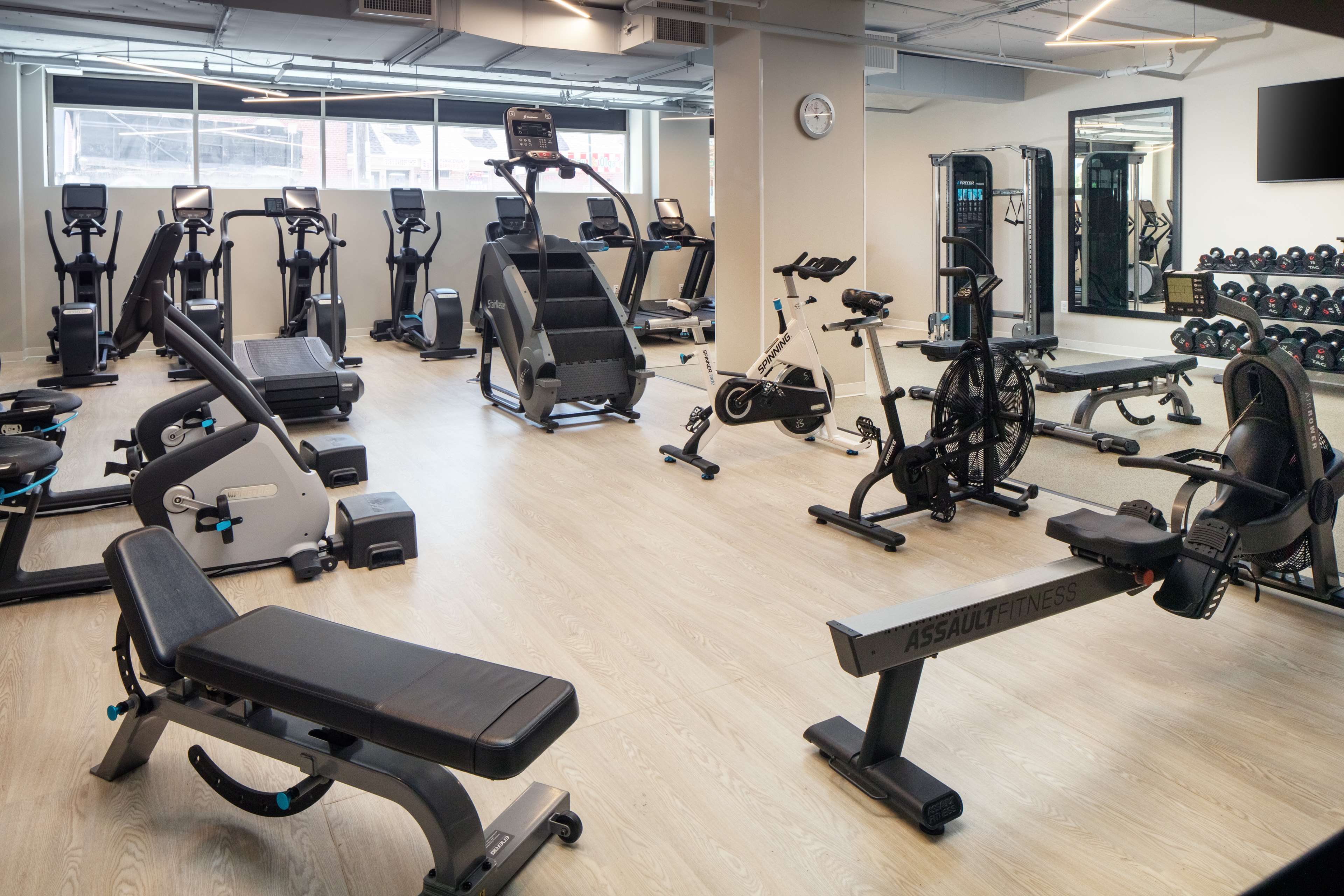Health club  fitness center  gym