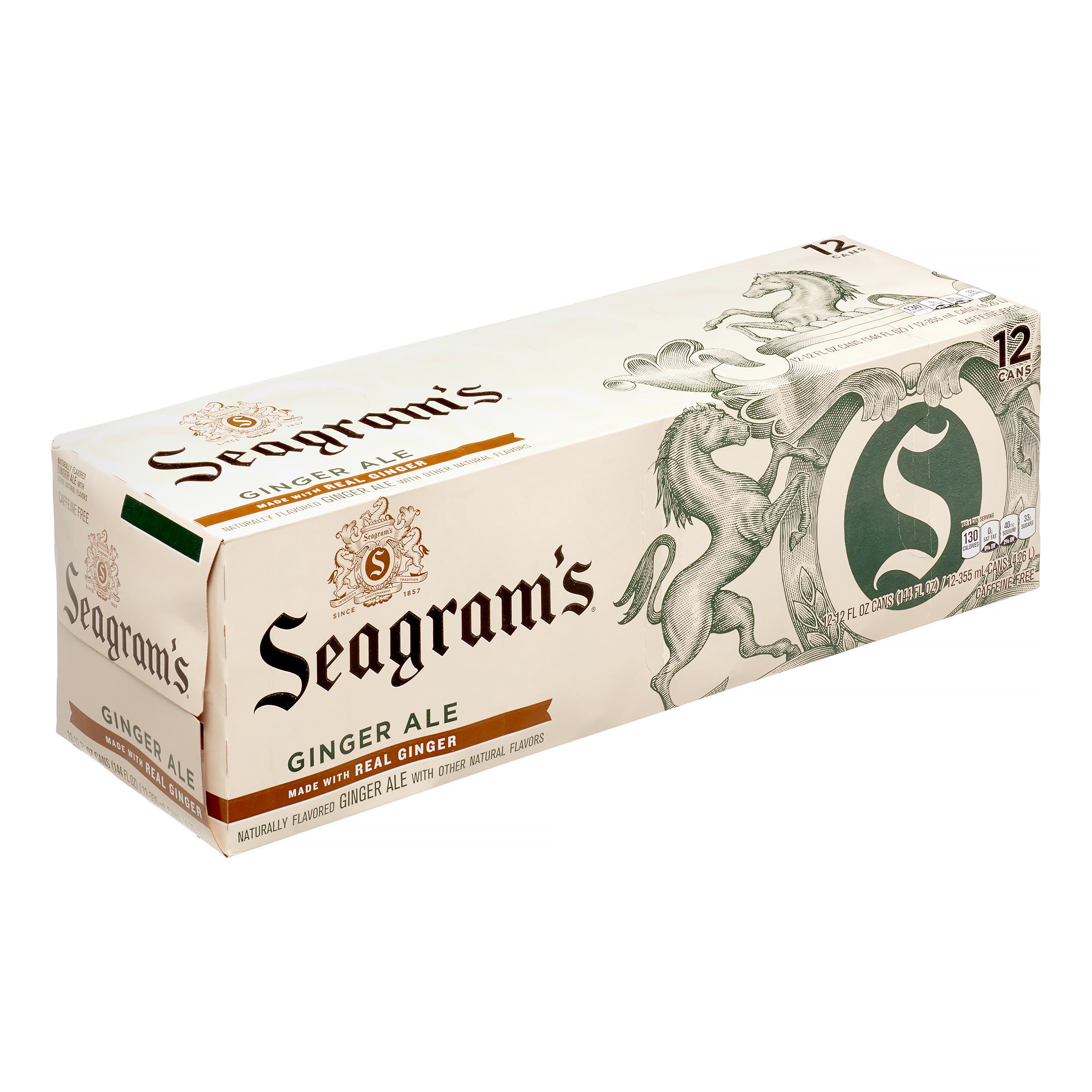 Seagram’s Ginger Ale 12pk cans