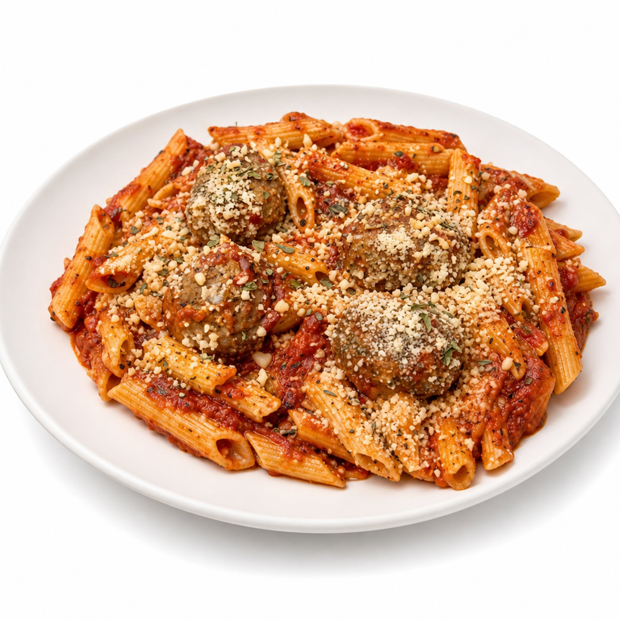 Pasta With Meatballs or Sausage
