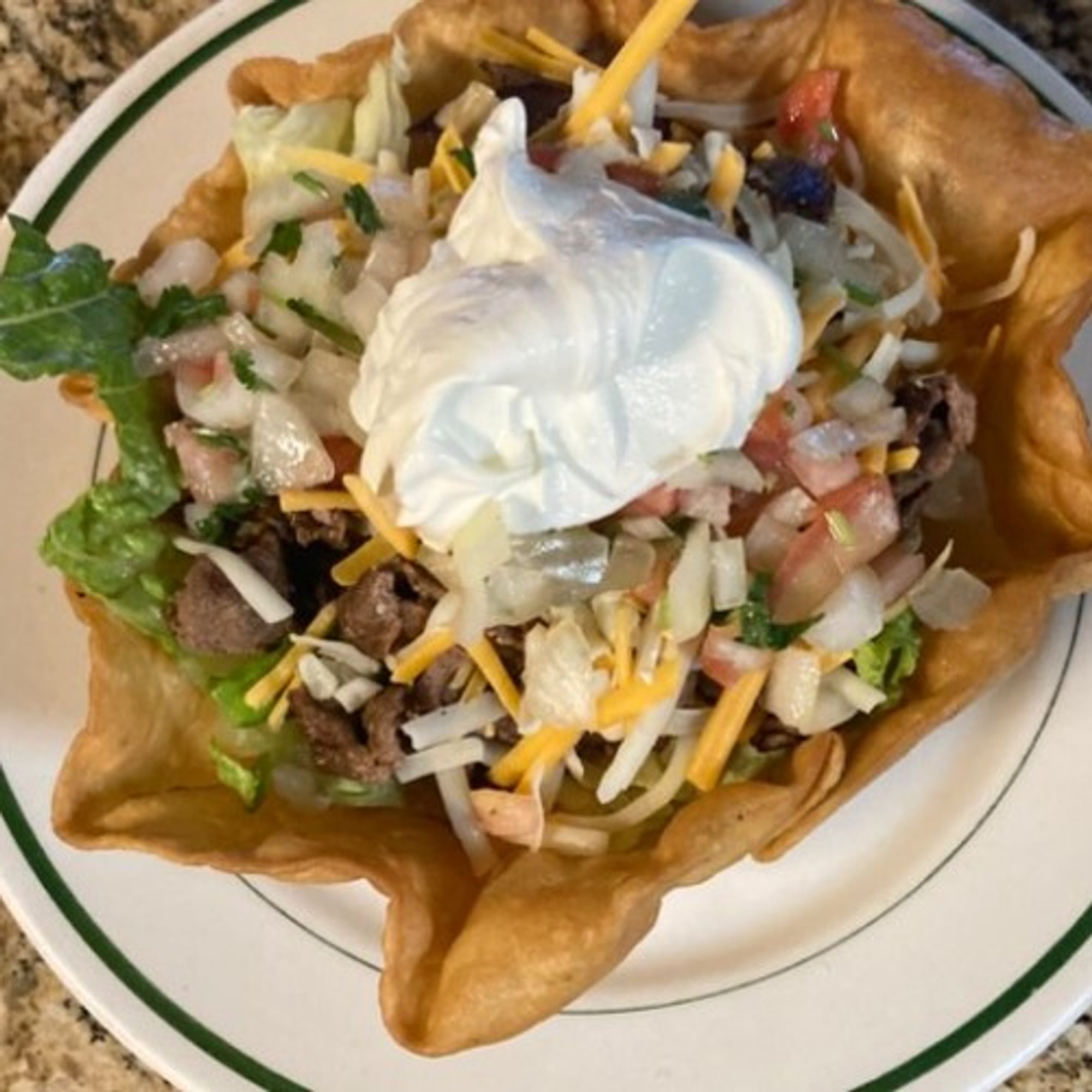 Tostada Taco Salad Dinner