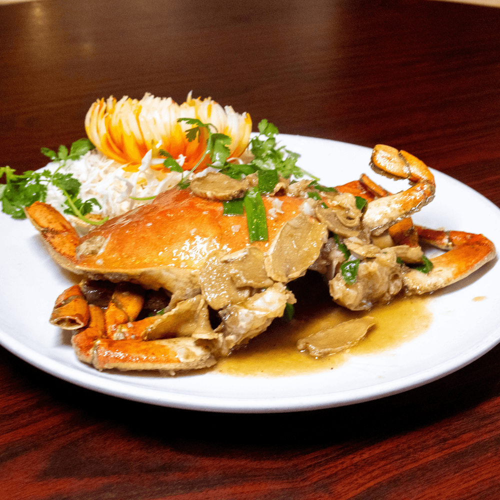 Dungeness Crab with Ginger and Scallion