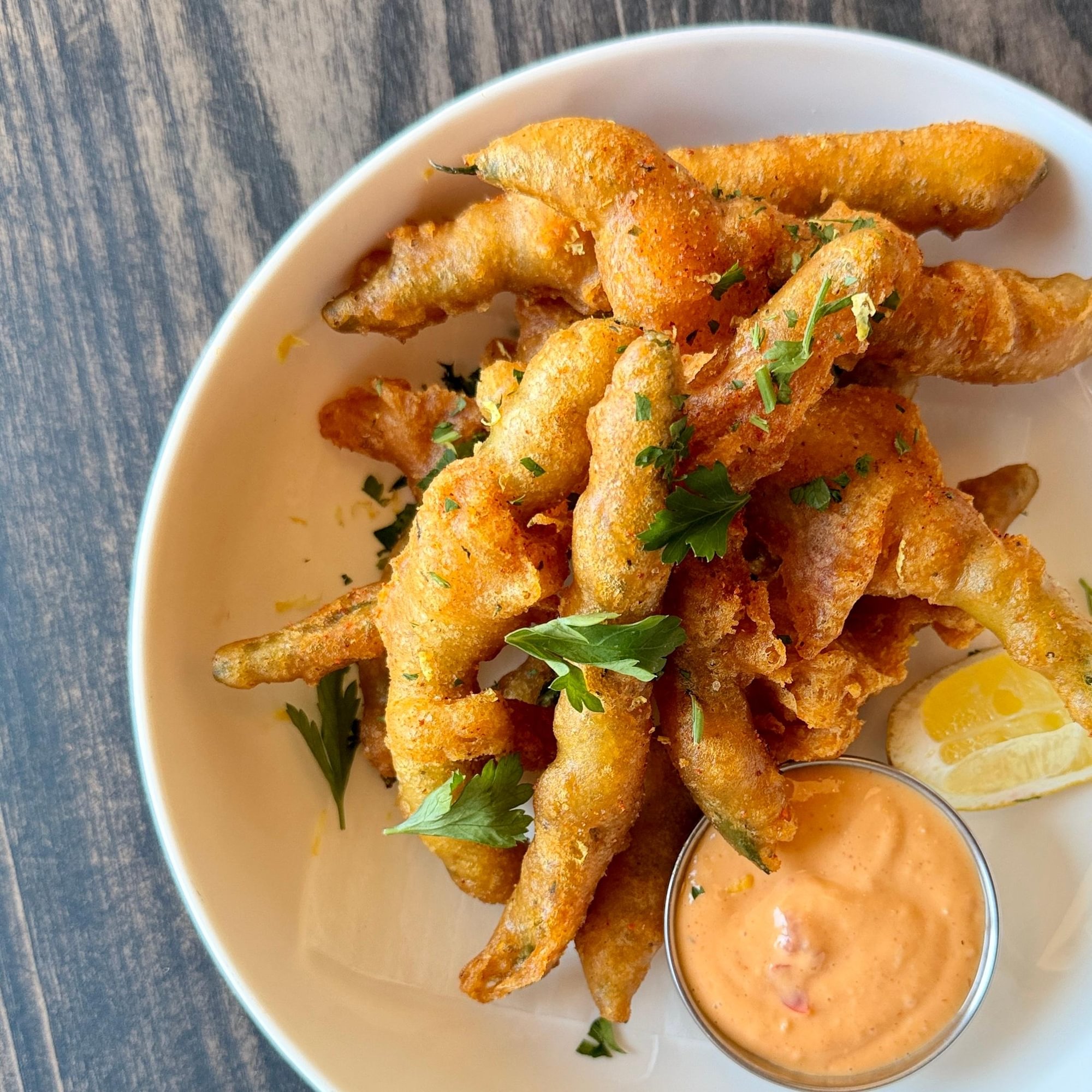 TEMPURA GREEN BEANS