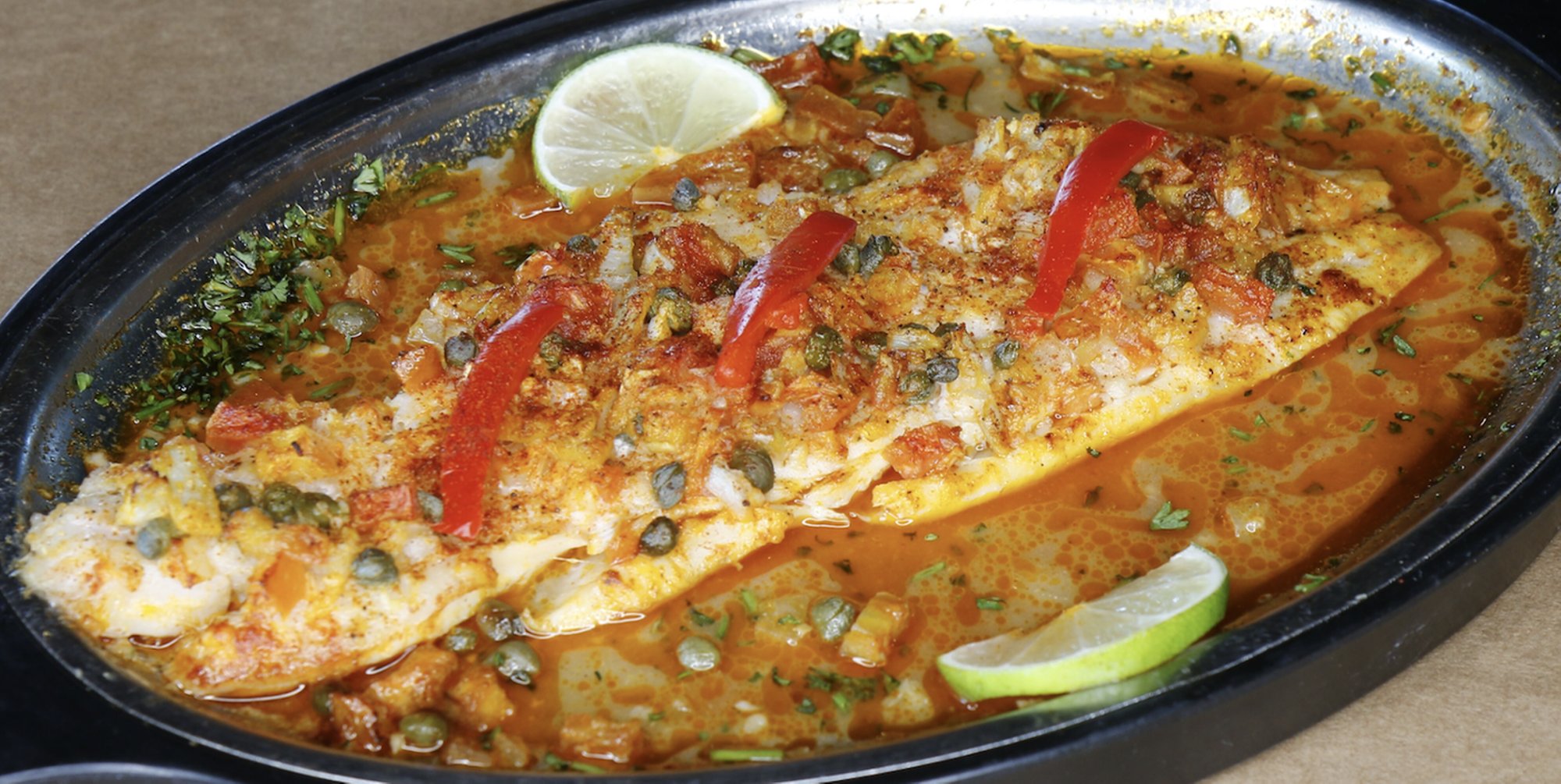Pescado Diana Dinner