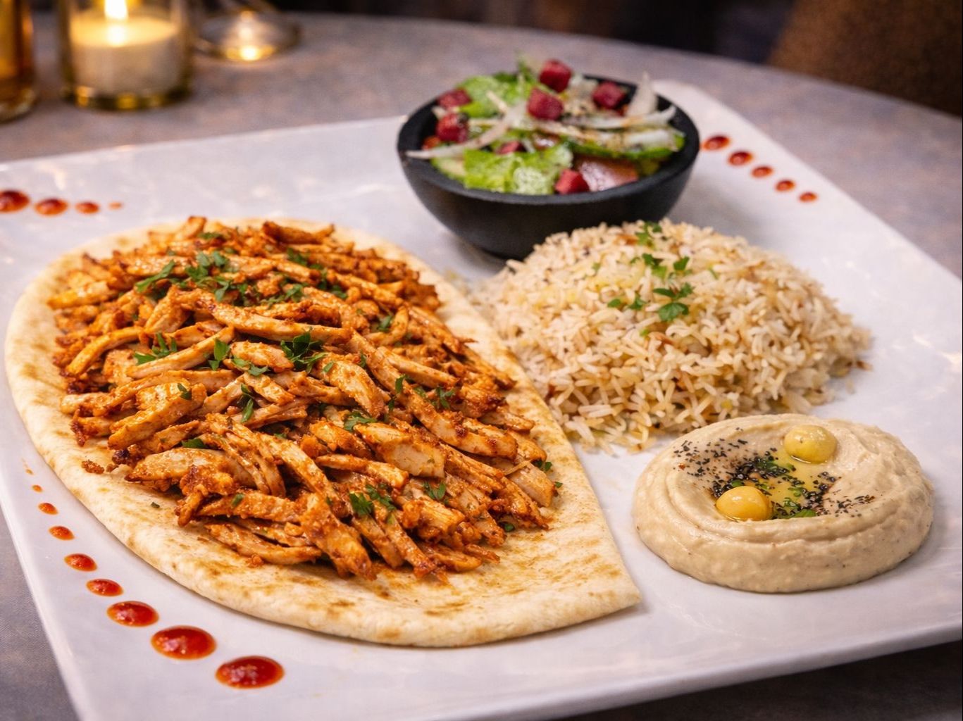 Chicken Shawarma Plate